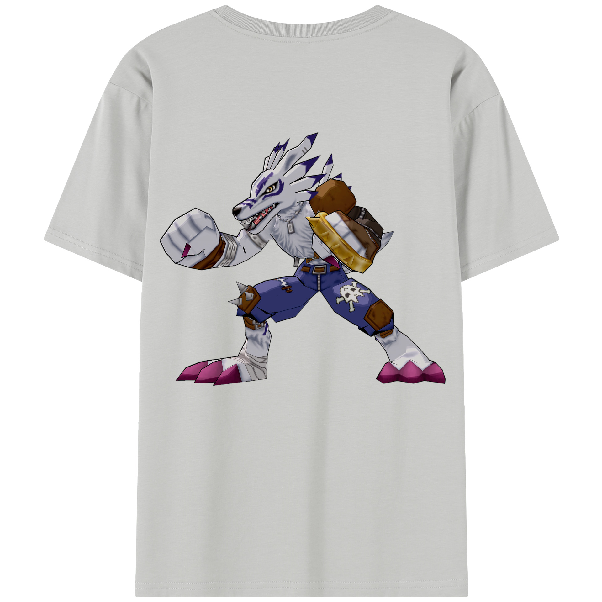 （画像用） Digimon デジタルモンスター/デジモン レディース半袖Tシャツ(バックプリント)