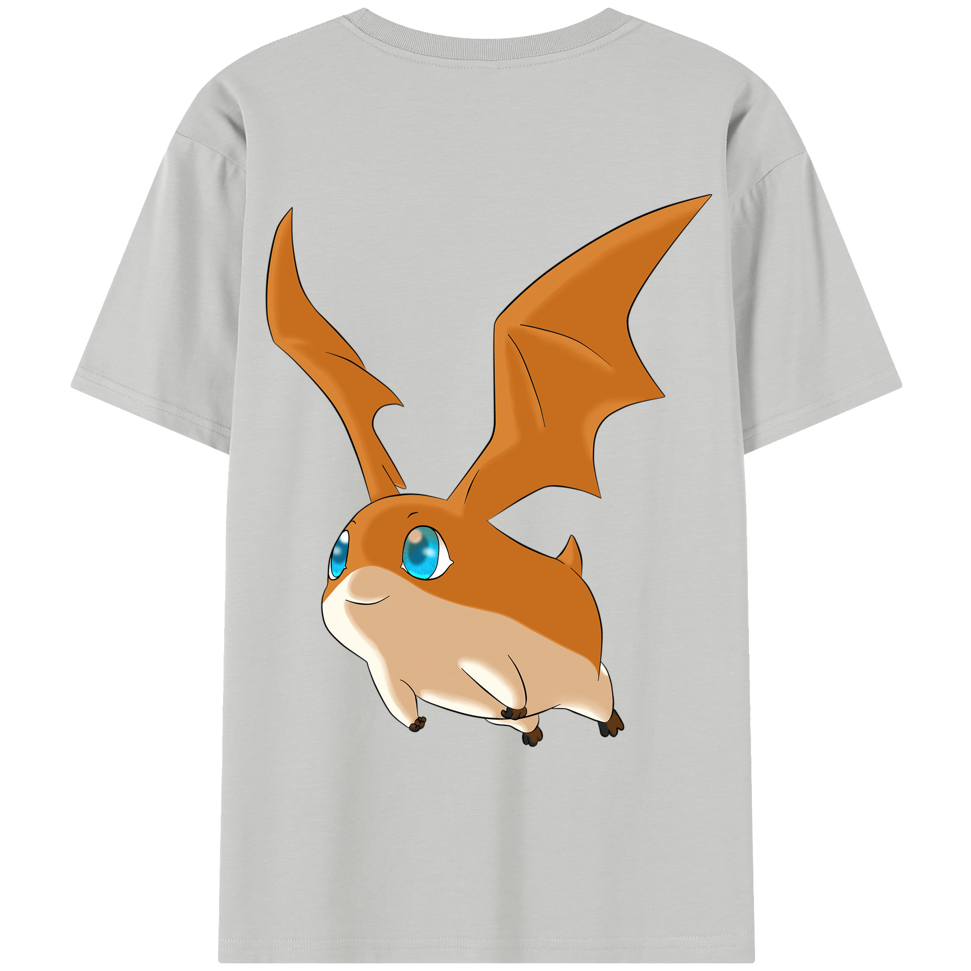 （画像用） Digimon デジタルモンスター/デジモン レディース半袖Tシャツ(バックプリント)