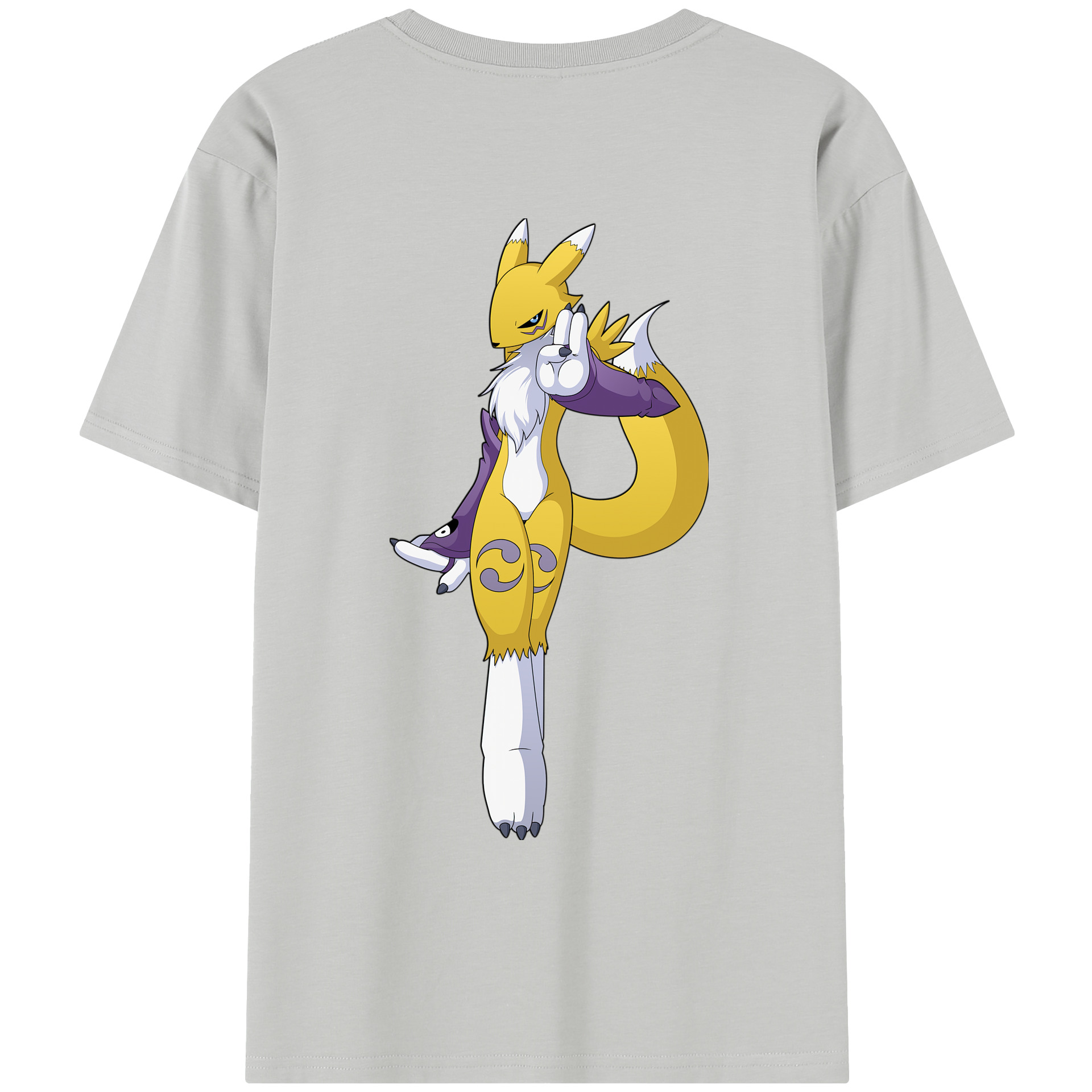 （画像用） Digimon デジタルモンスター/デジモン レディース半袖Tシャツ(バックプリント)