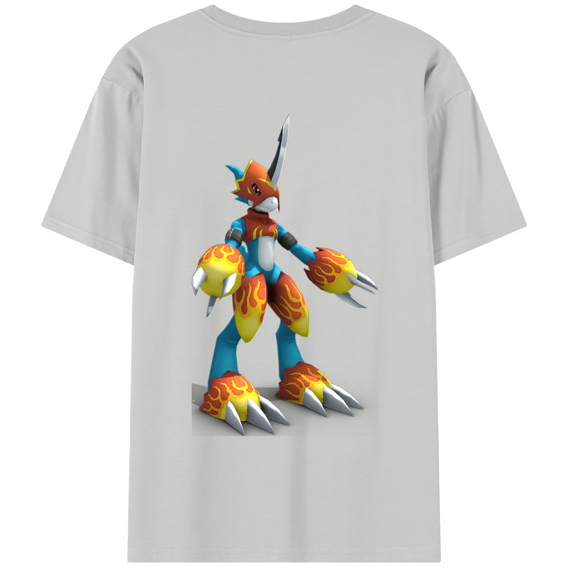 （画像用） Digimon デジタルモンスター/デジモン レディース半袖Tシャツ(バックプリント)