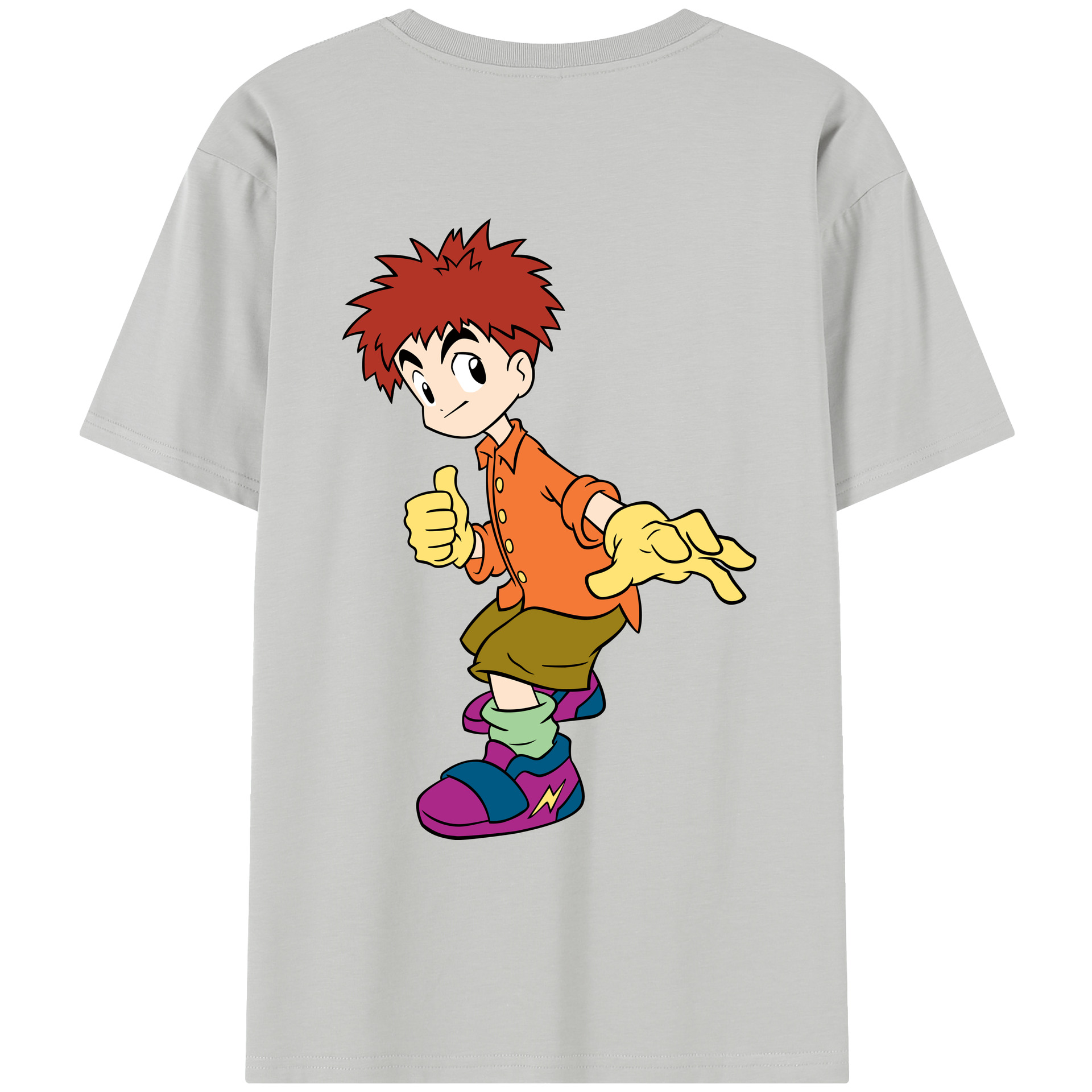 （画像用） Digimon デジタルモンスター/デジモン レディース半袖Tシャツ(バックプリント)
