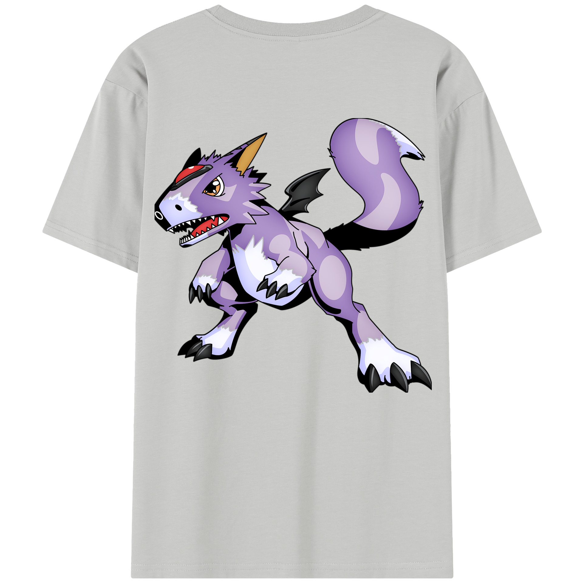 （画像用） Digimon デジタルモンスター/デジモン レディース半袖Tシャツ(バックプリント)