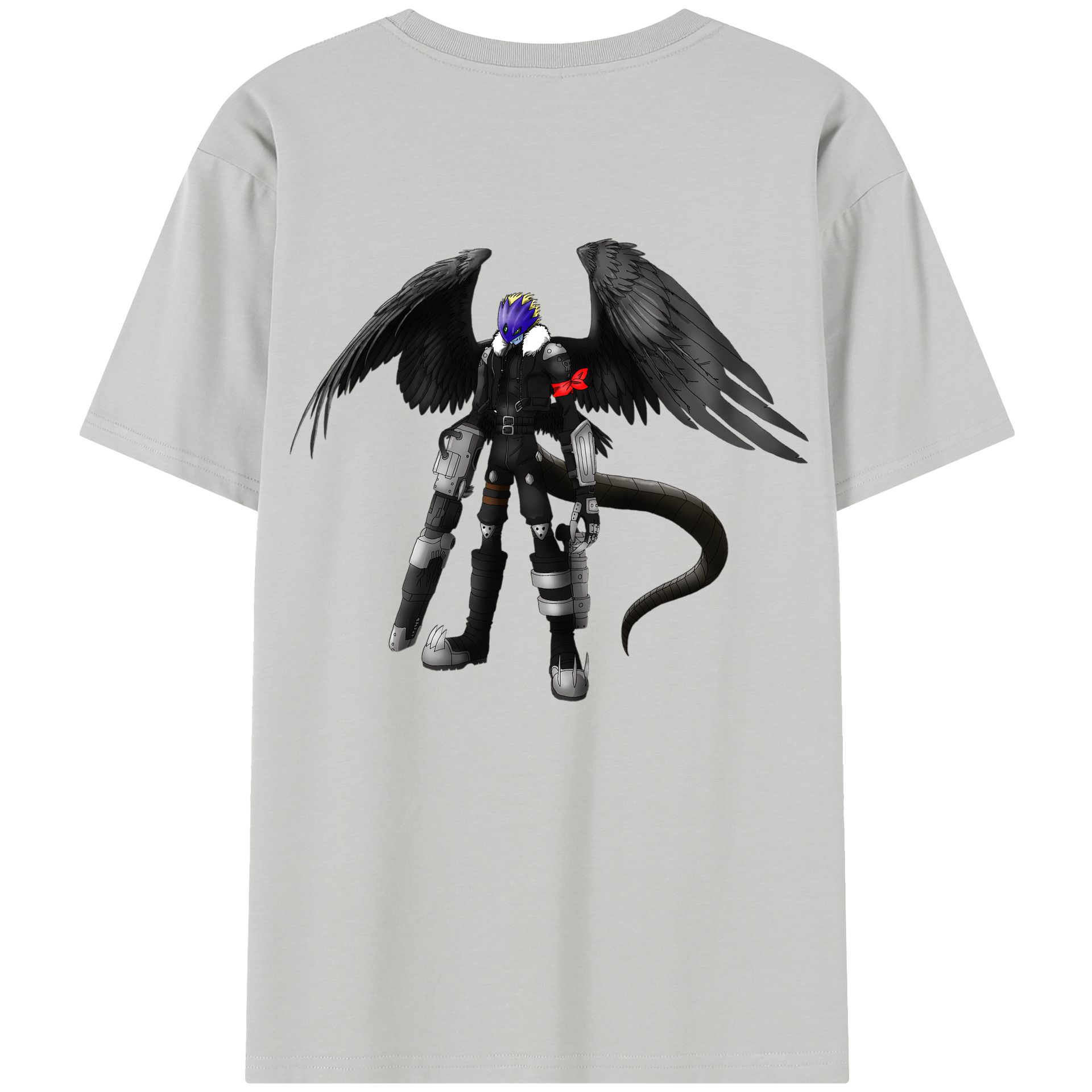 （画像用） Digimon デジタルモンスター/デジモン レディース半袖Tシャツ(バックプリント)