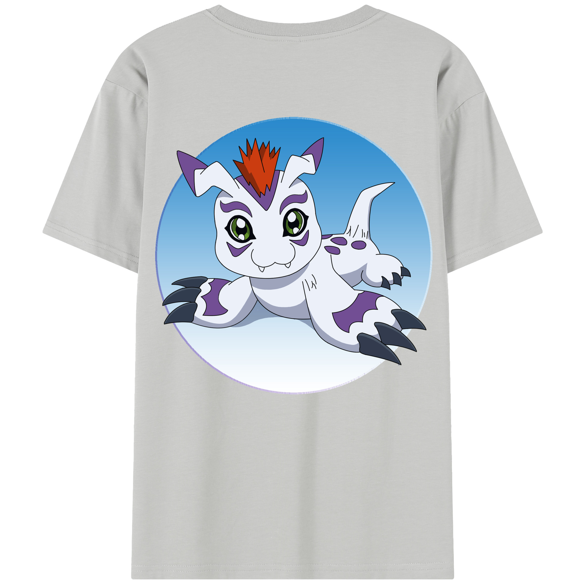 （画像用） Digimon デジタルモンスター/デジモン レディース半袖Tシャツ(バックプリント)