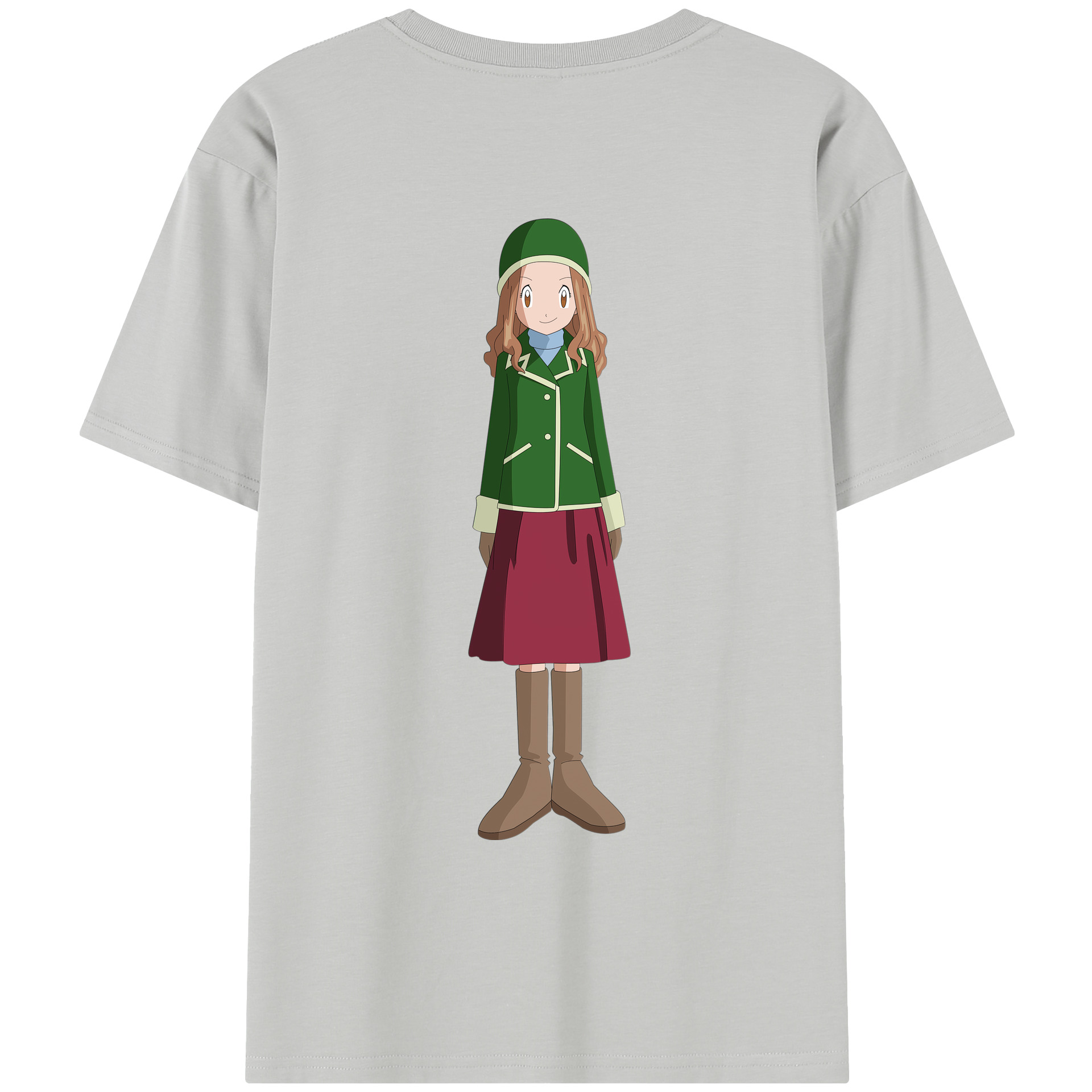 （画像用） Digimon デジタルモンスター/デジモン レディース半袖Tシャツ(バックプリント)