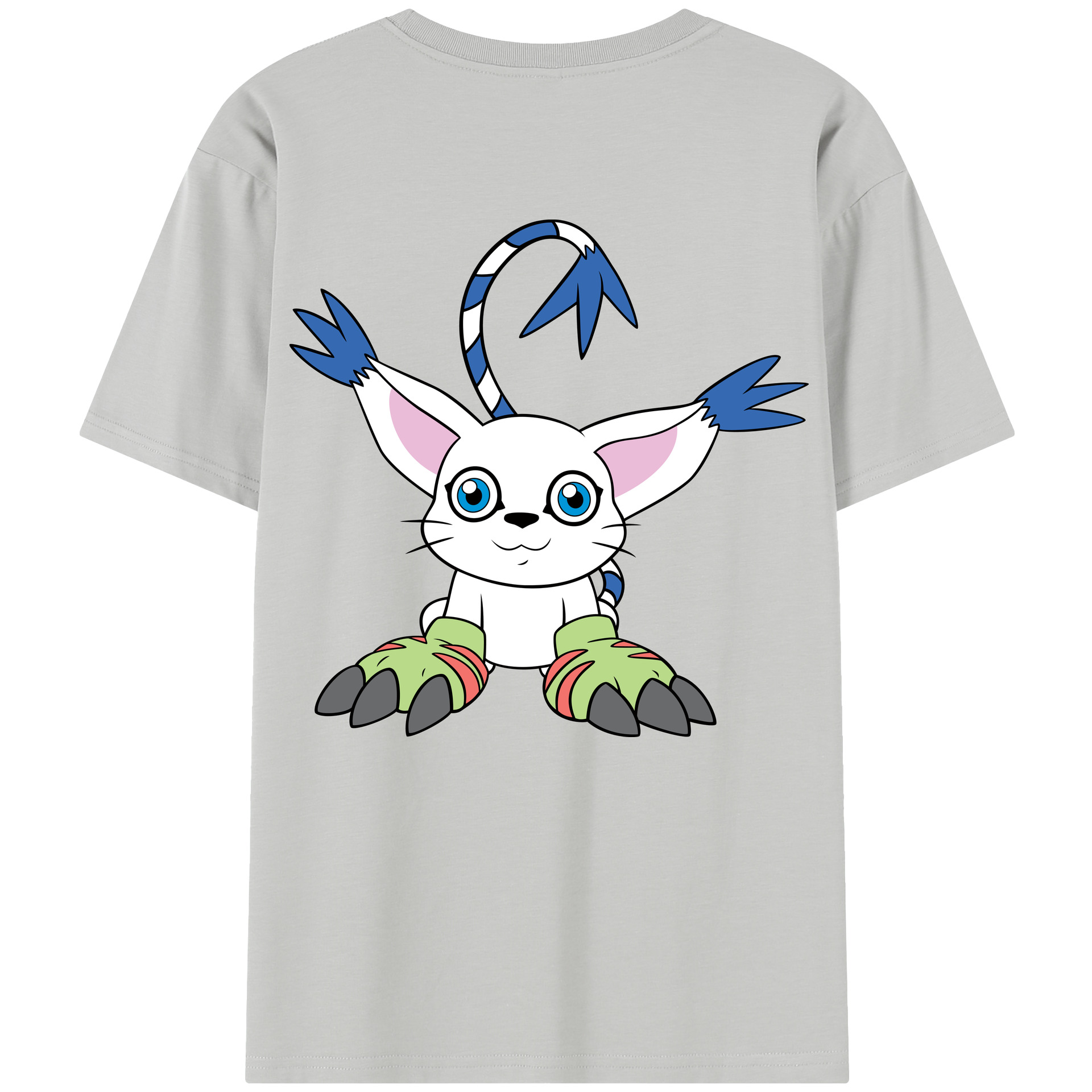 （画像用） Digimon デジタルモンスター/デジモン レディース半袖Tシャツ(バックプリント)