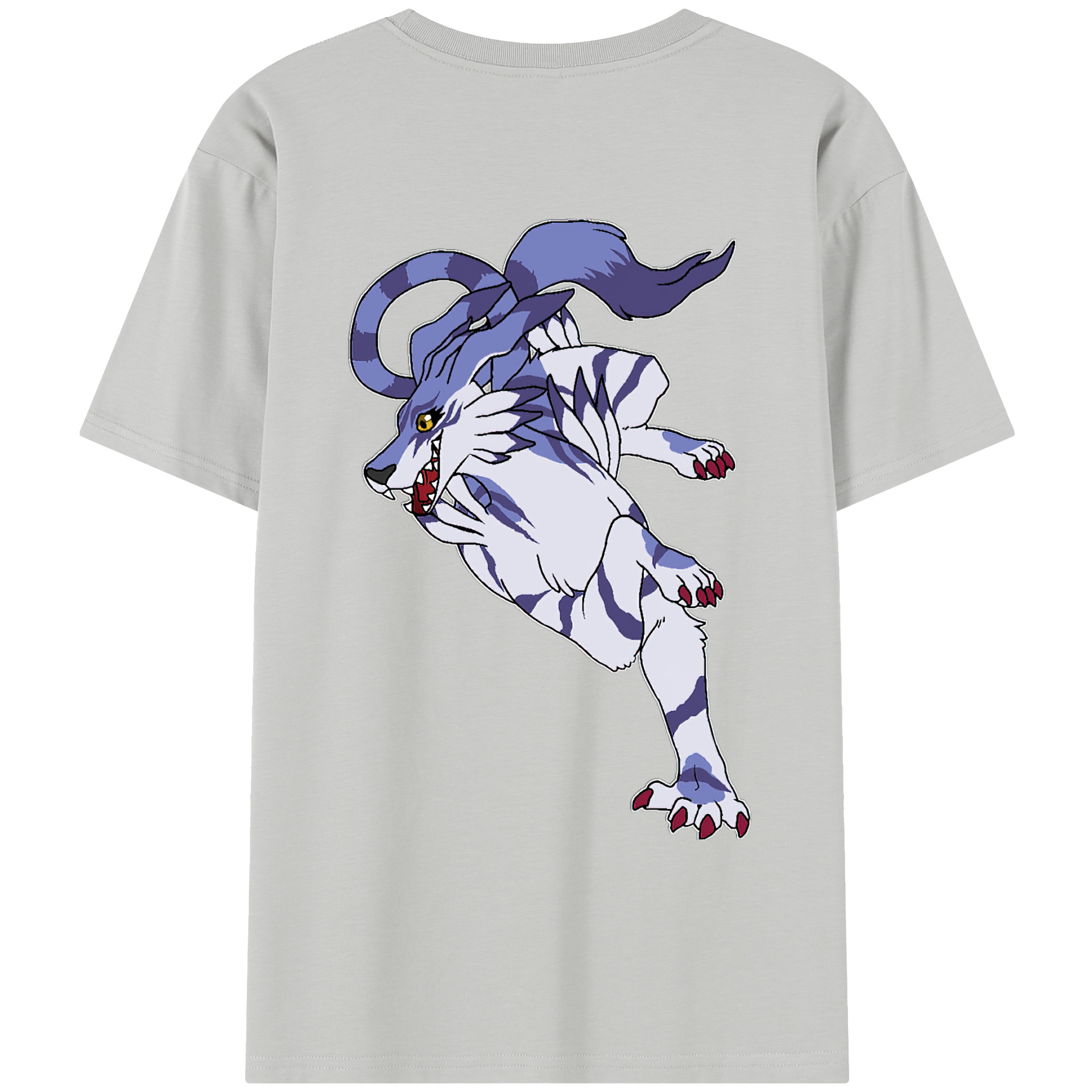 （画像用） Digimon デジタルモンスター/デジモン レディース半袖Tシャツ(バックプリント)