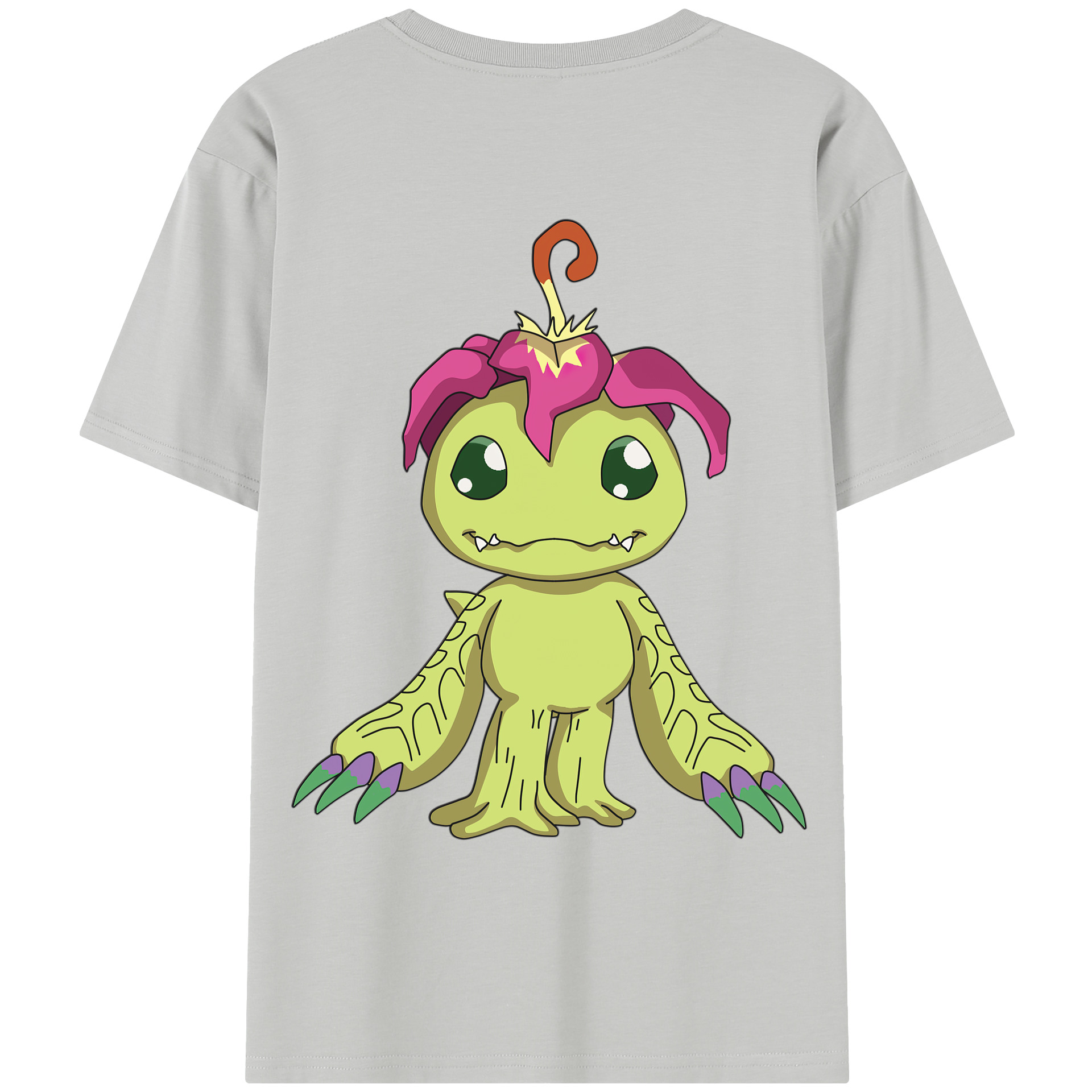 （画像用） Digimon デジタルモンスター/デジモン レディース半袖Tシャツ(バックプリント)