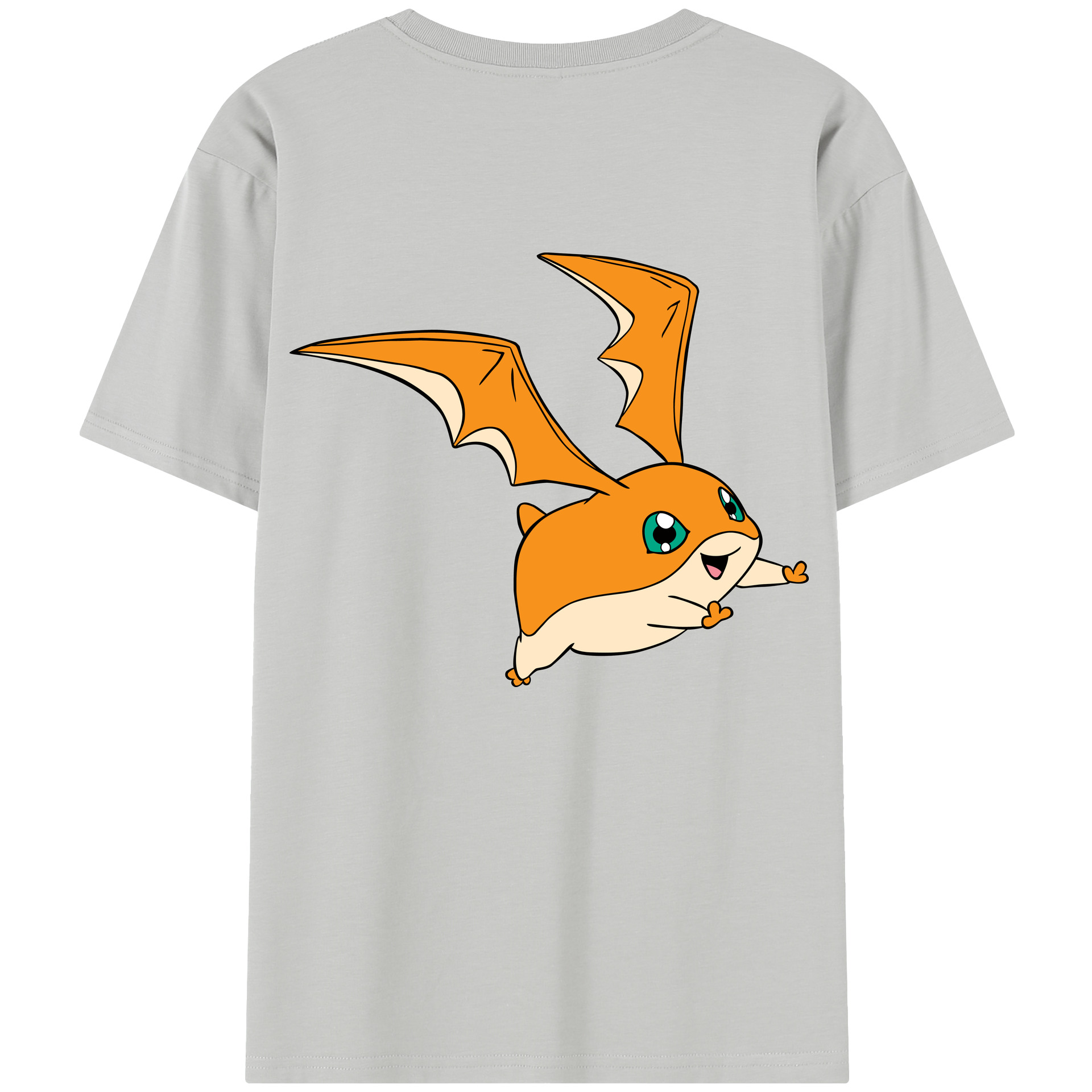 （画像用） Digimon デジタルモンスター/デジモン レディース半袖Tシャツ(バックプリント)