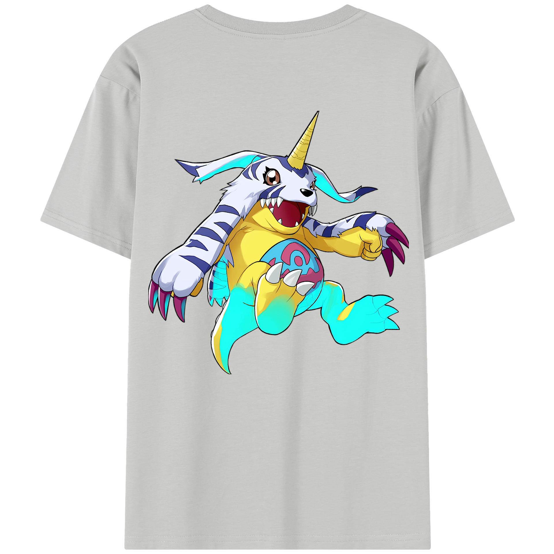 （画像用） Digimon デジタルモンスター/デジモン レディース半袖Tシャツ(バックプリント)