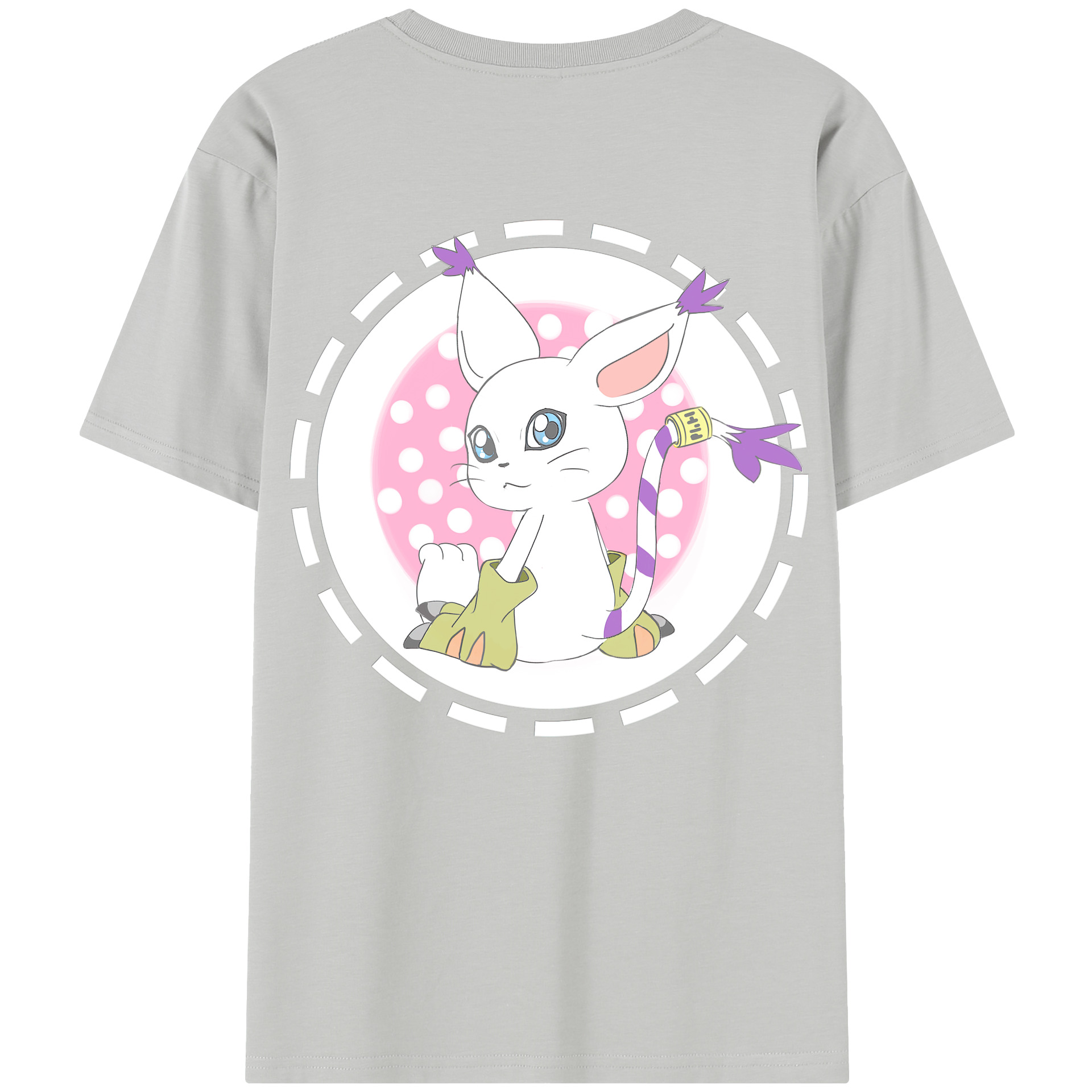 （画像用） Digimon デジタルモンスター/デジモン レディース半袖Tシャツ(バックプリント)