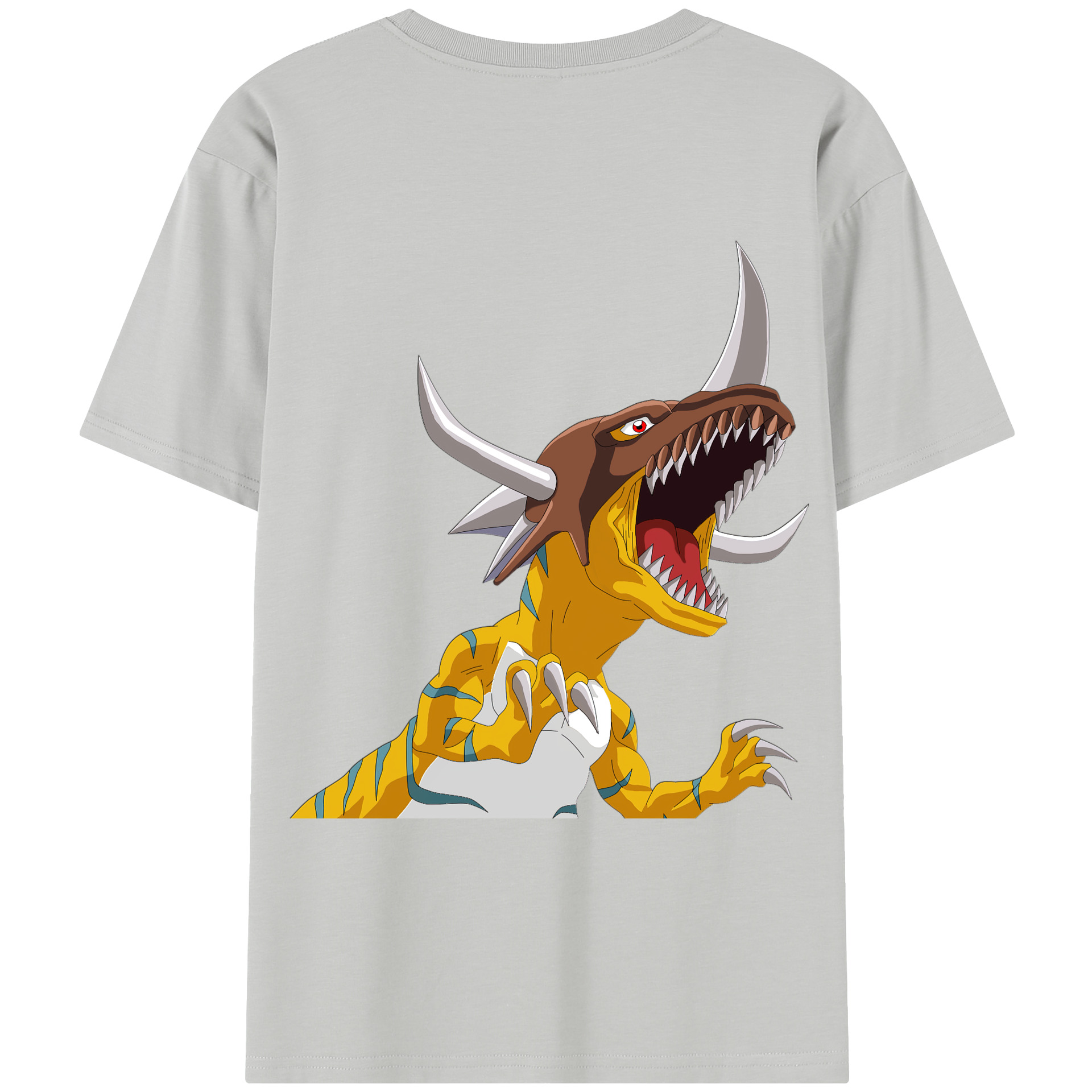 （画像用） Digimon デジタルモンスター/デジモン レディース半袖Tシャツ(バックプリント)