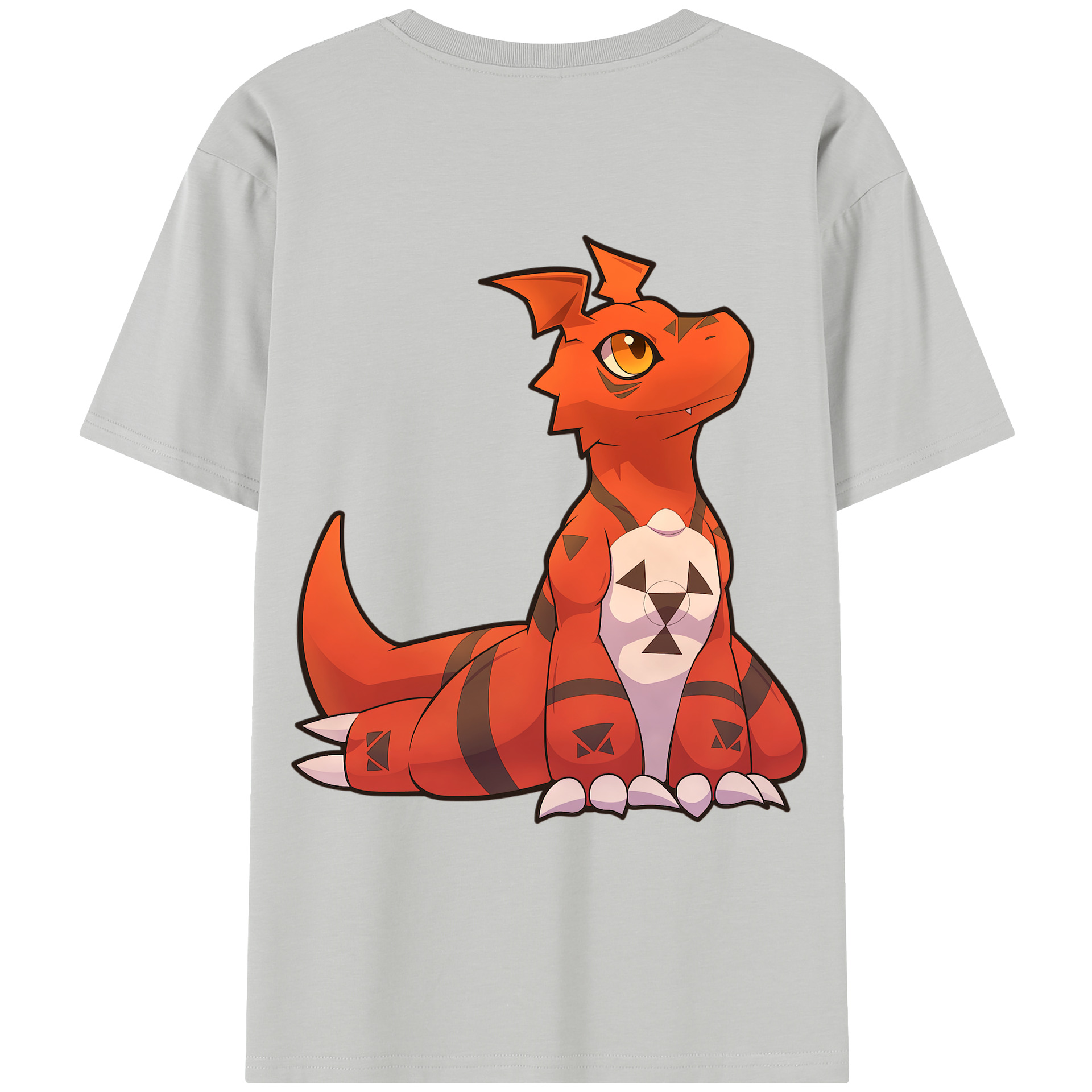 （画像用） Digimon デジタルモンスター/デジモン レディース半袖Tシャツ(バックプリント)