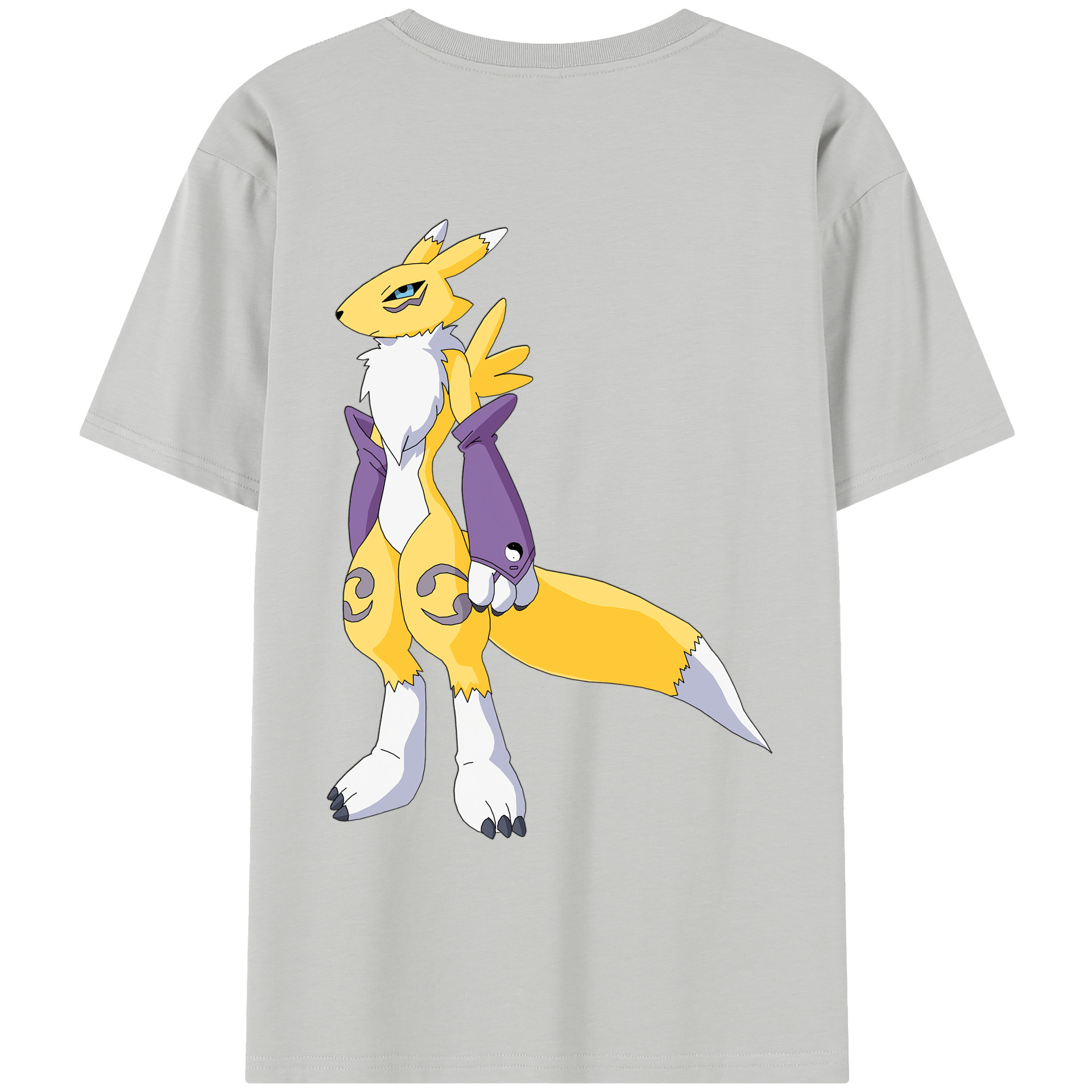 （画像用） Digimon デジタルモンスター/デジモン レディース半袖Tシャツ(バックプリント)