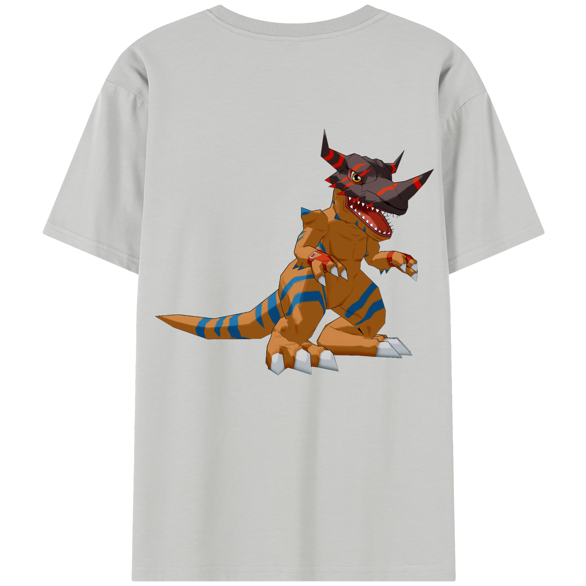（画像用） Digimon デジタルモンスター/デジモン レディース半袖Tシャツ(バックプリント)