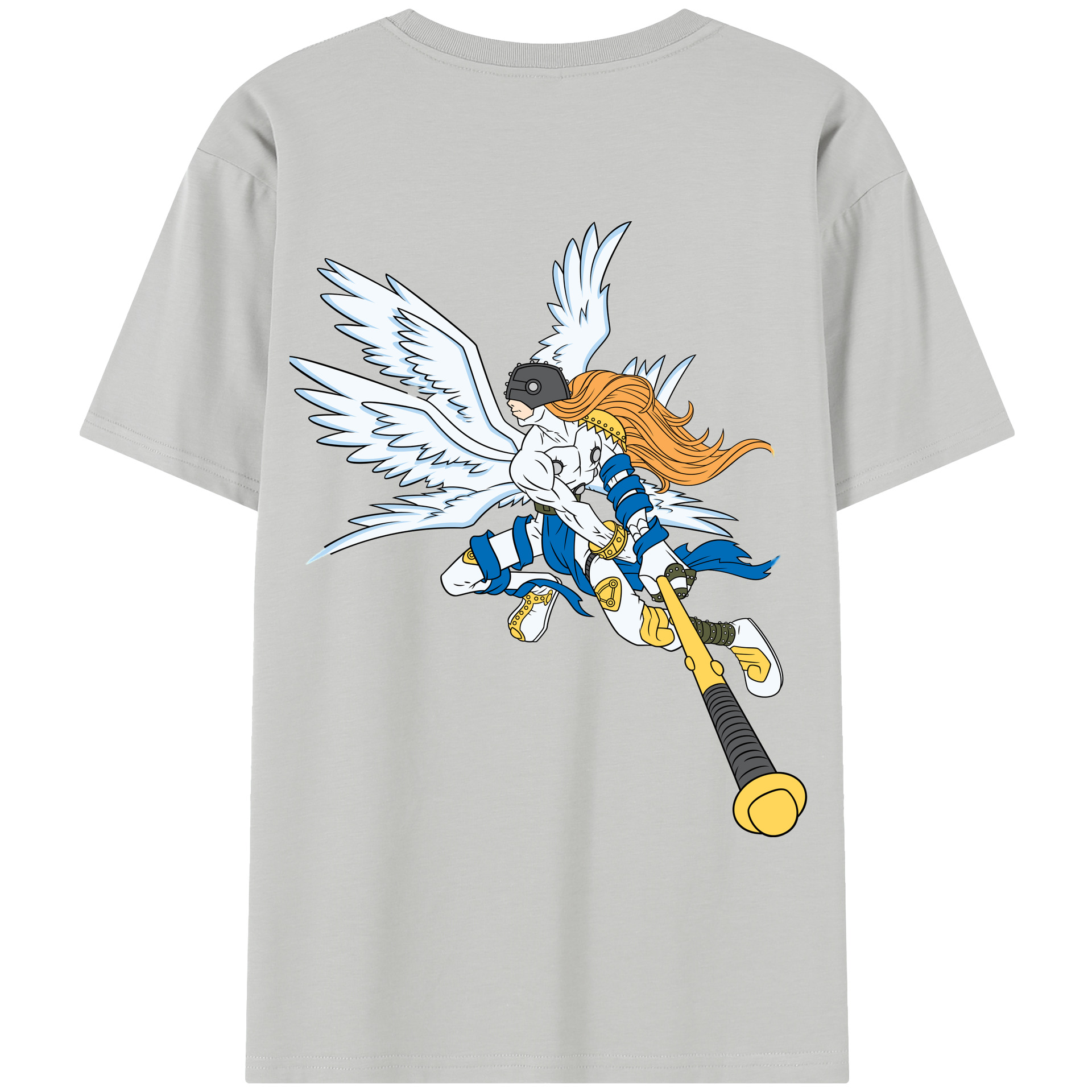 （画像用） Digimon デジタルモンスター/デジモン レディース半袖Tシャツ(バックプリント)
