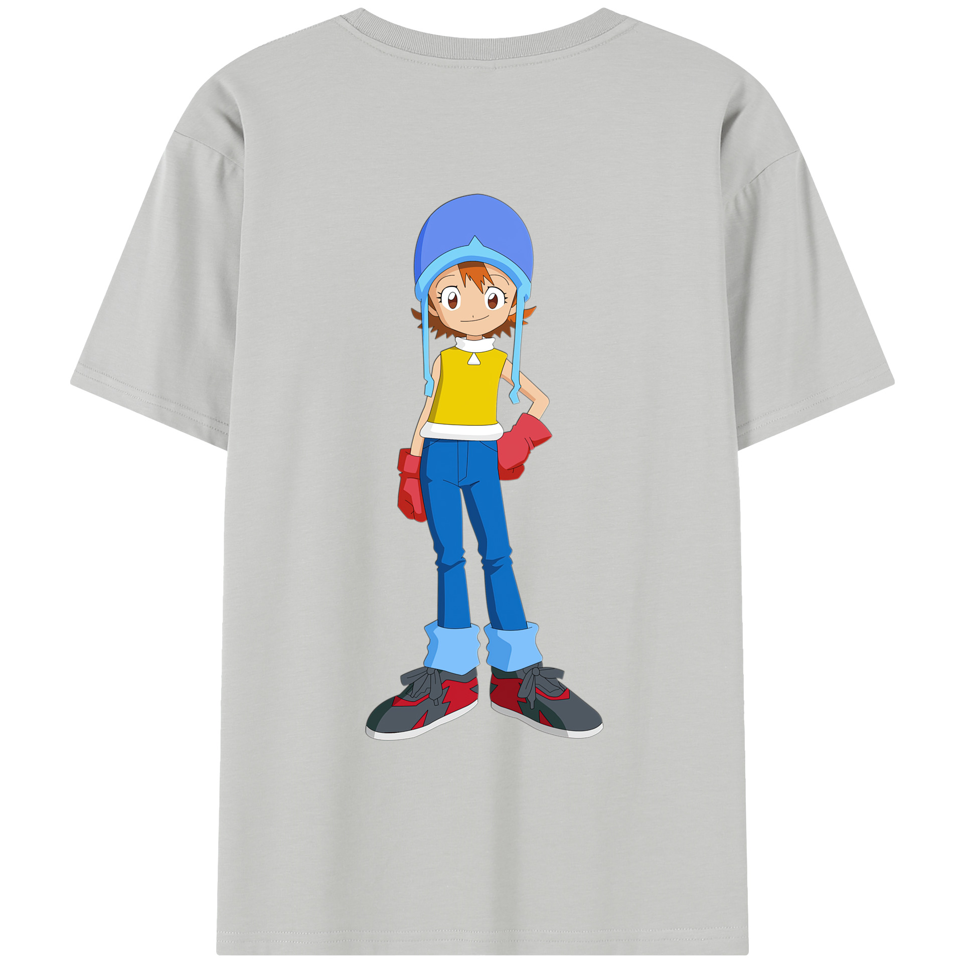 （画像用） Digimon デジタルモンスター/デジモン レディース半袖Tシャツ(バックプリント)