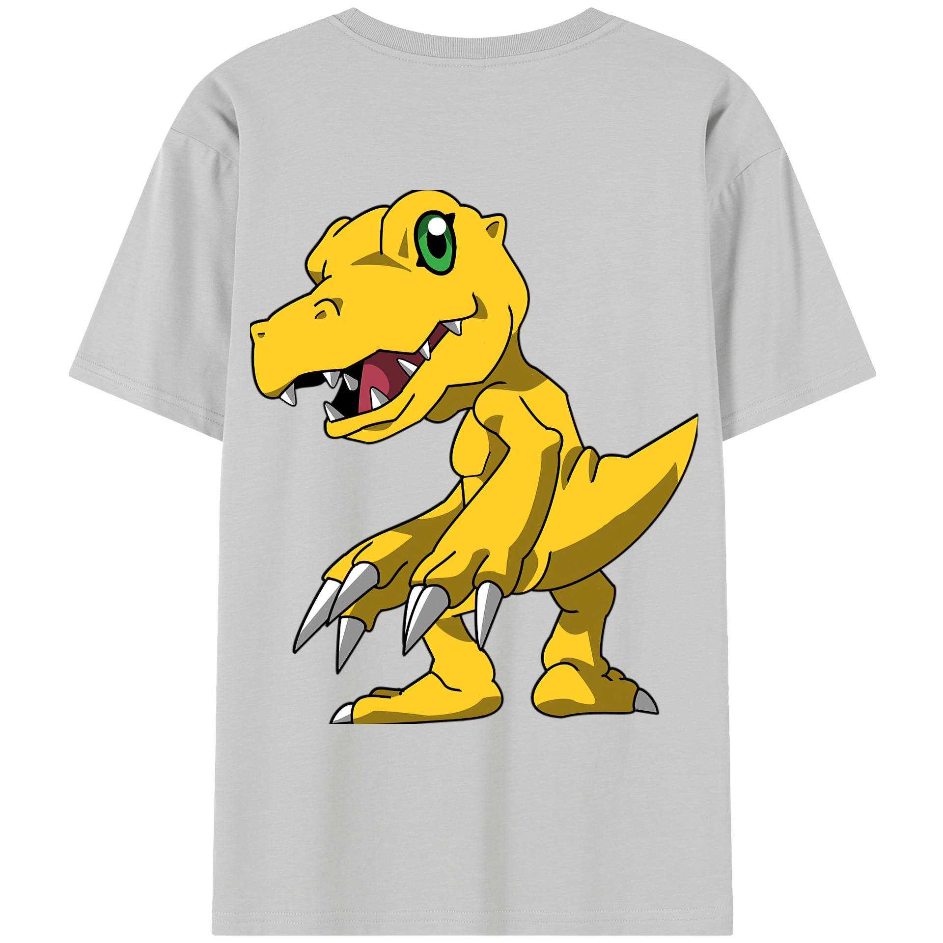 （画像用） Digimon デジタルモンスター/デジモン レディース半袖Tシャツ(バックプリント)