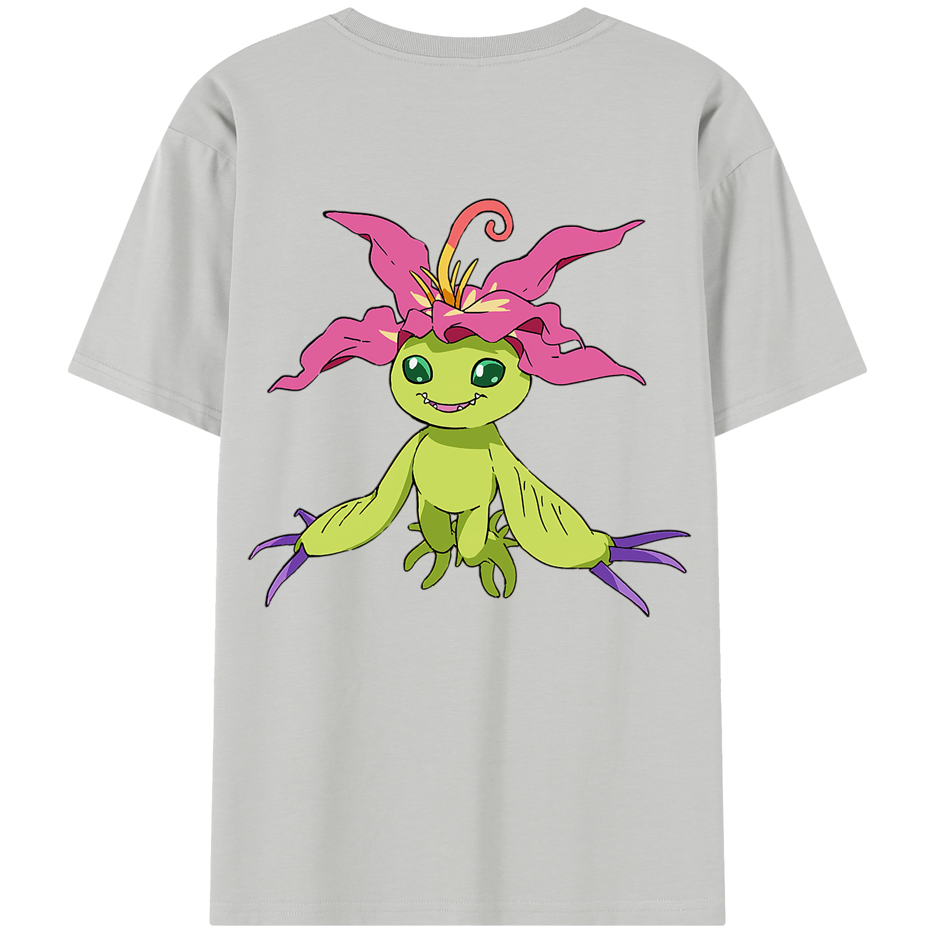 （画像用） Digimon デジタルモンスター/デジモン レディース半袖Tシャツ(バックプリント)