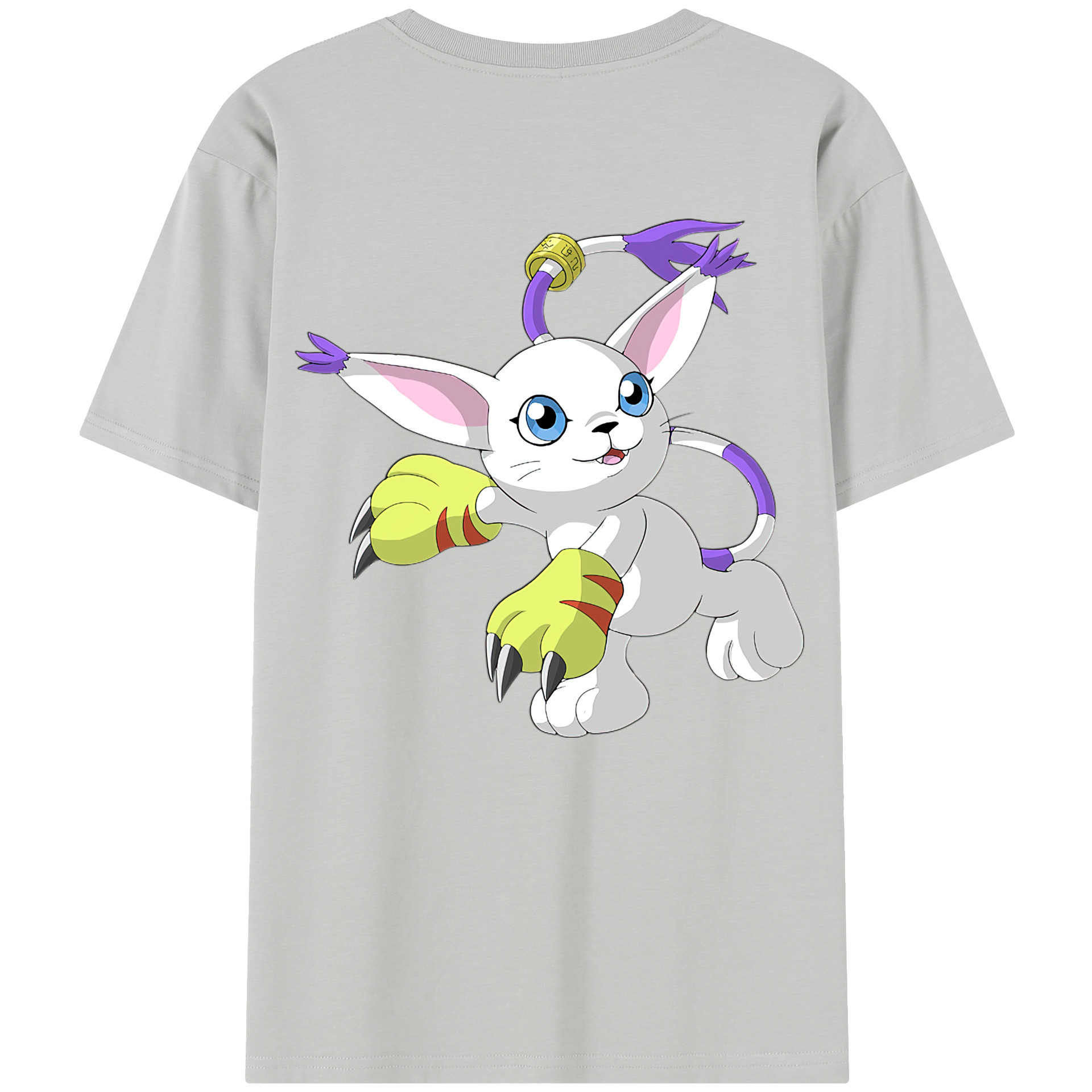 （画像用） Digimon デジタルモンスター/デジモン レディース半袖Tシャツ(バックプリント)