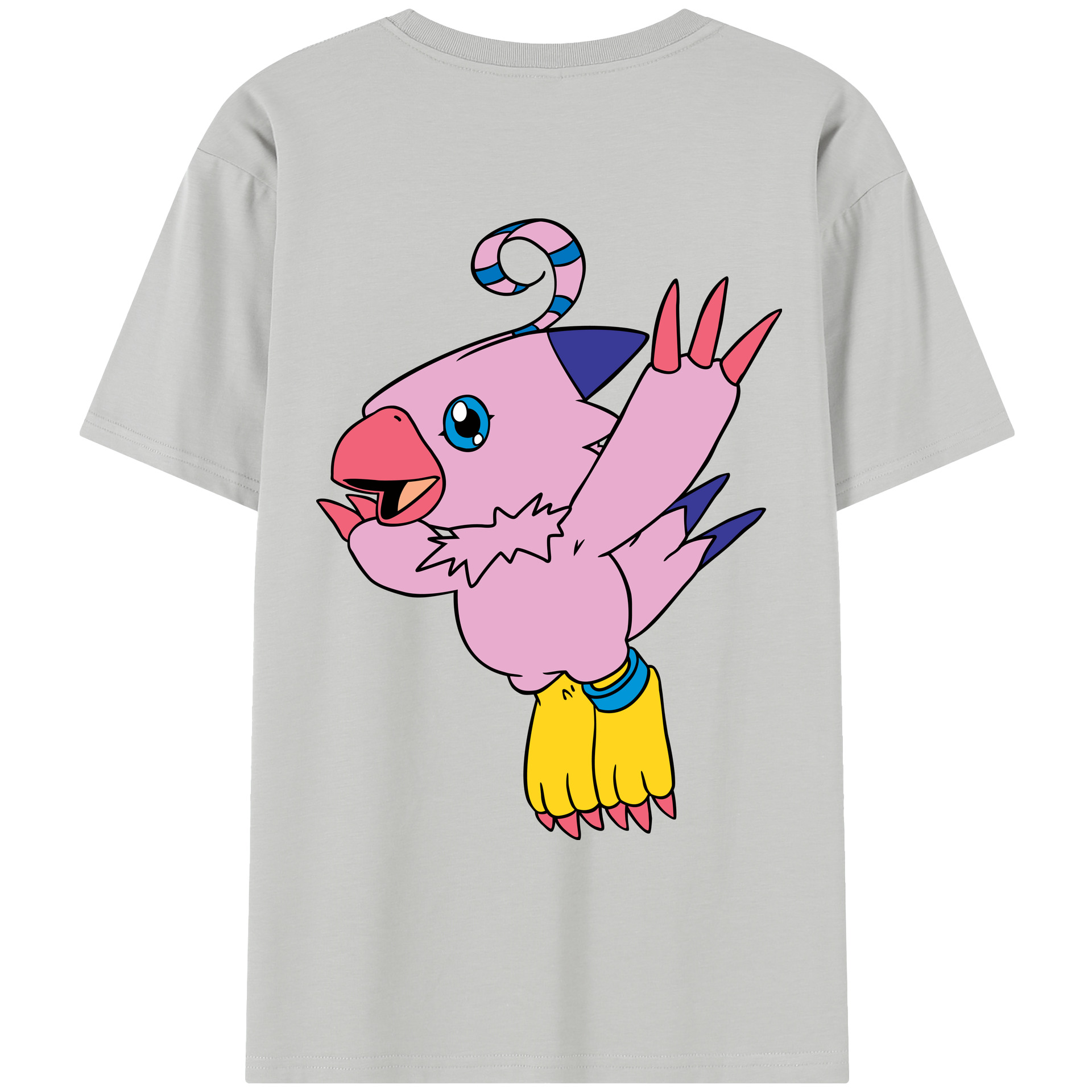 （画像用） Digimon デジタルモンスター/デジモン レディース半袖Tシャツ(バックプリント)