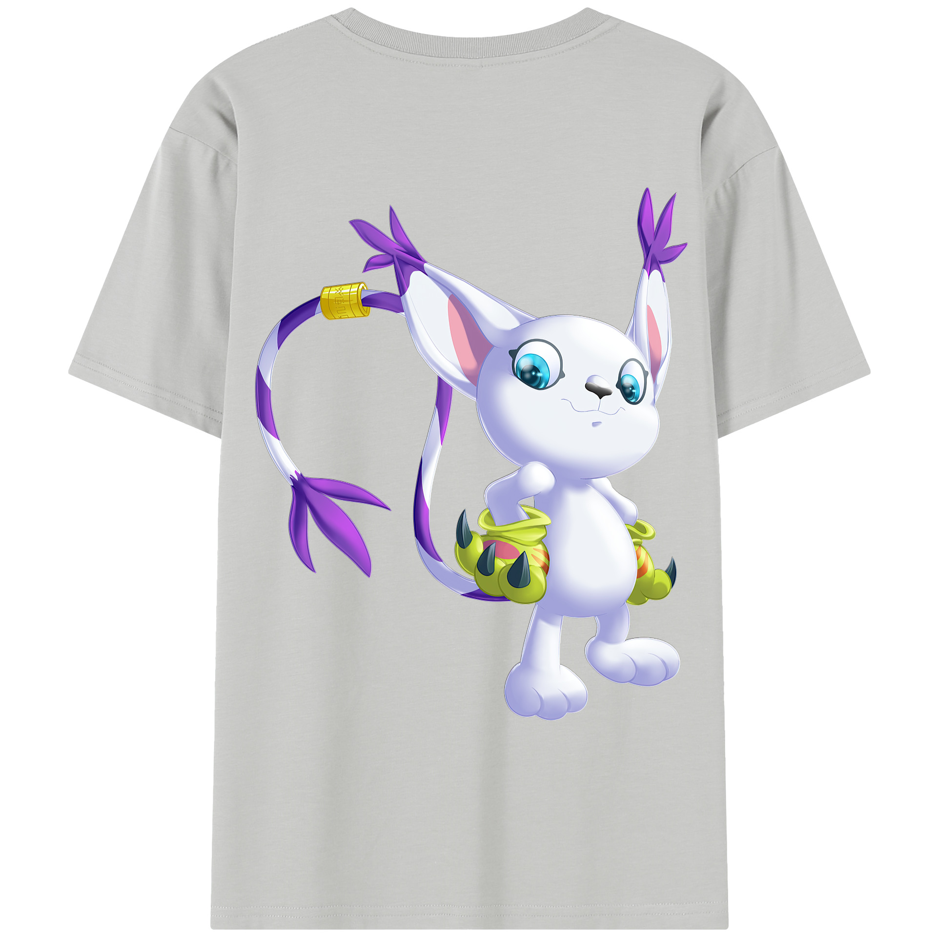 （画像用） Digimon デジタルモンスター/デジモン レディース半袖Tシャツ(バックプリント)