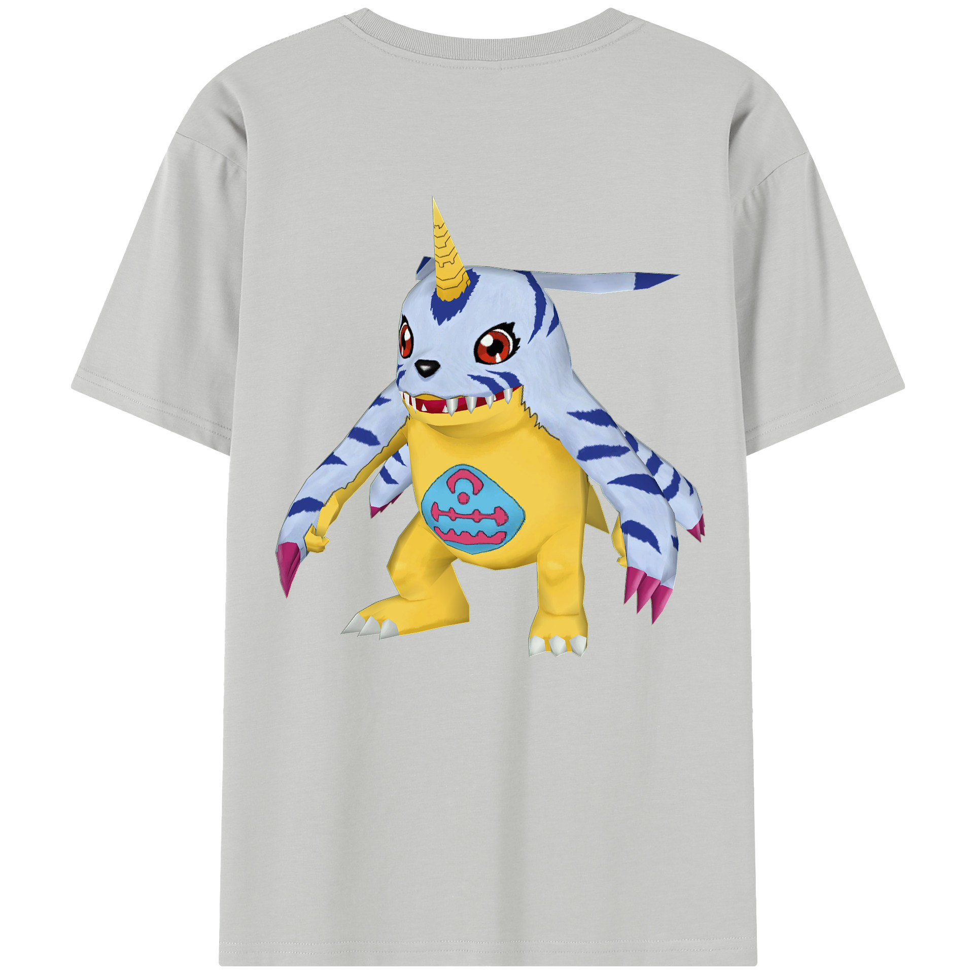 （画像用） Digimon デジタルモンスター/デジモン レディース半袖Tシャツ(バックプリント)