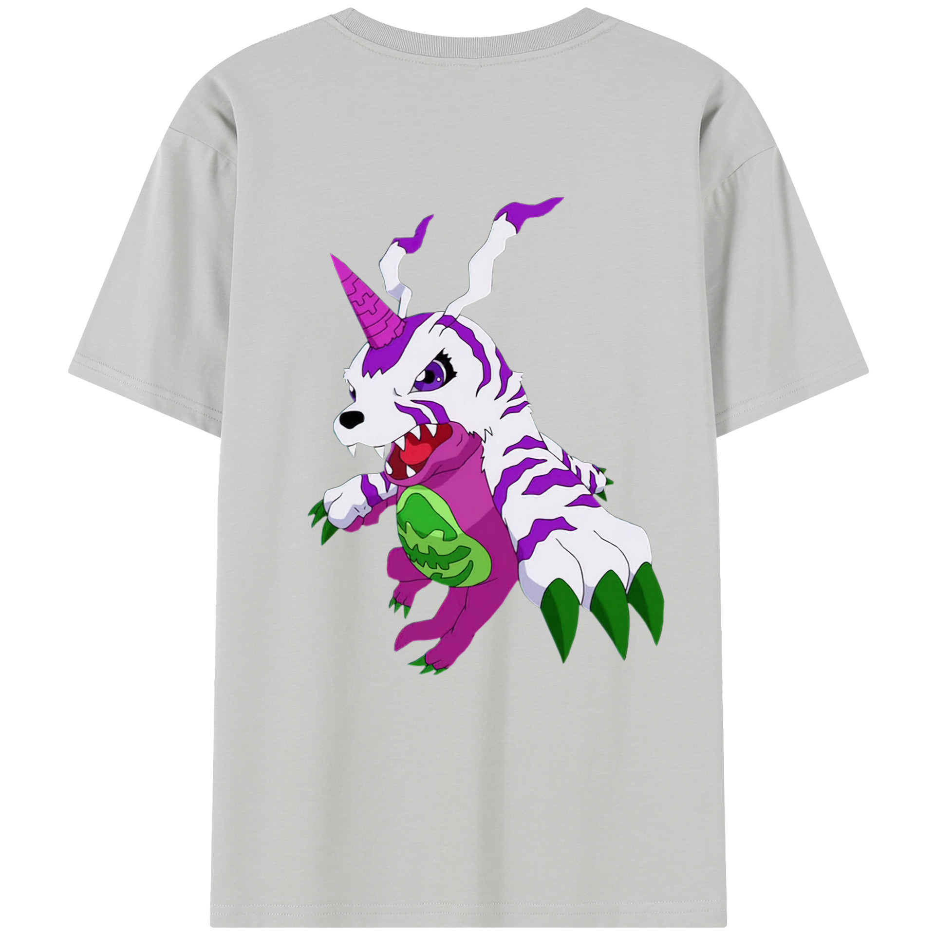 （画像用） Digimon デジタルモンスター/デジモン レディース半袖Tシャツ(バックプリント)