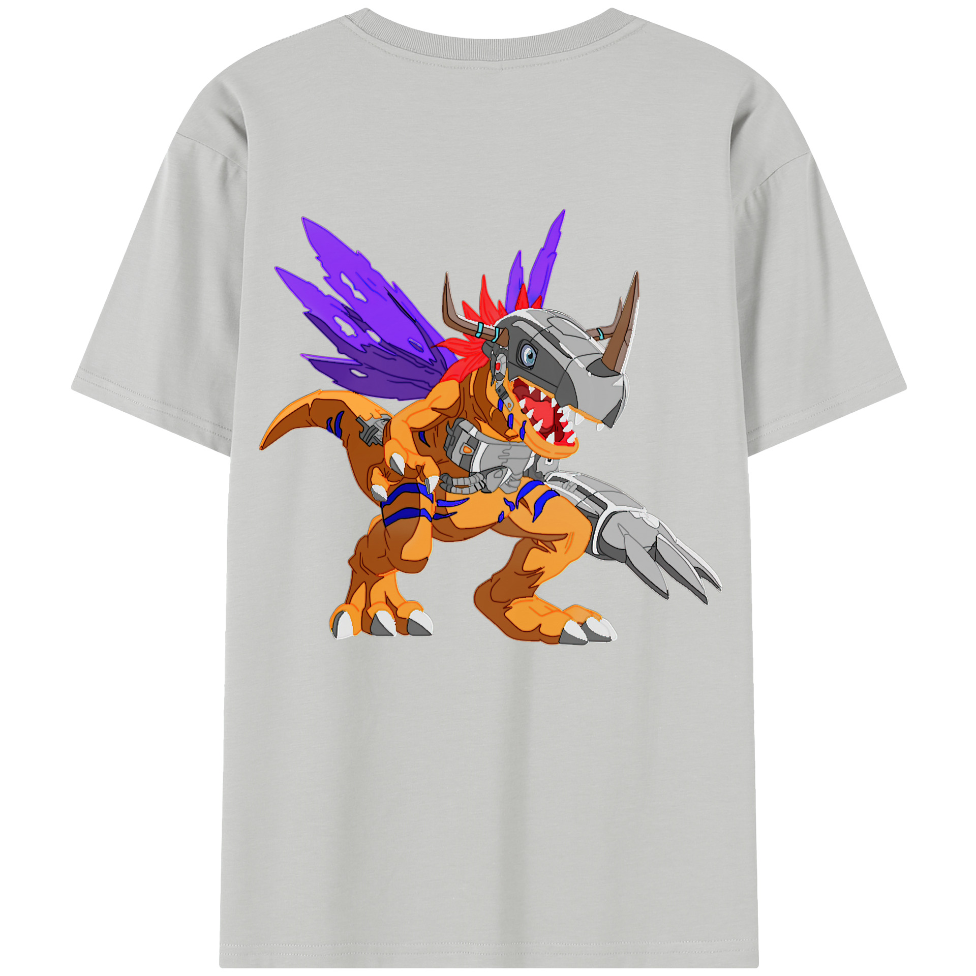 （画像用） Digimon デジタルモンスター/デジモン レディース半袖Tシャツ(バックプリント)