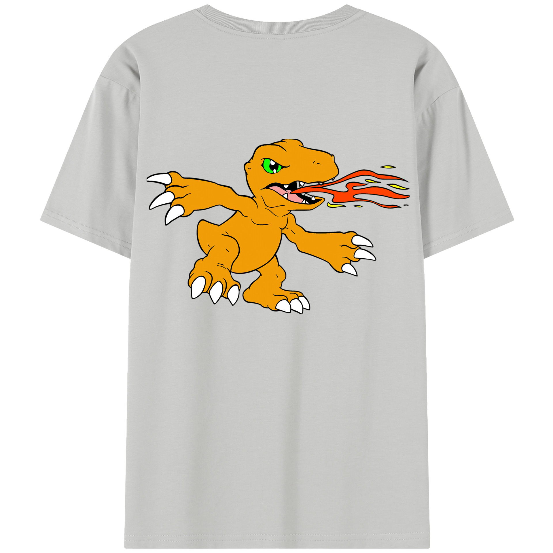 （画像用） Digimon デジタルモンスター/デジモン レディース半袖Tシャツ(バックプリント)