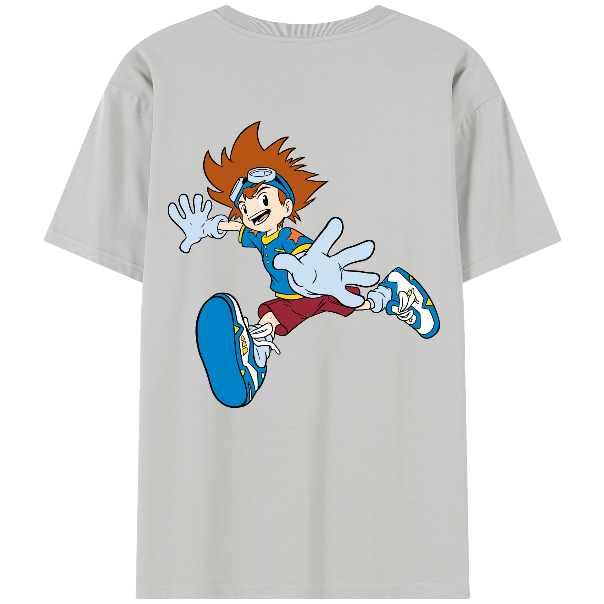 （画像用） Digimon デジタルモンスター/デジモン レディース半袖Tシャツ(バックプリント)