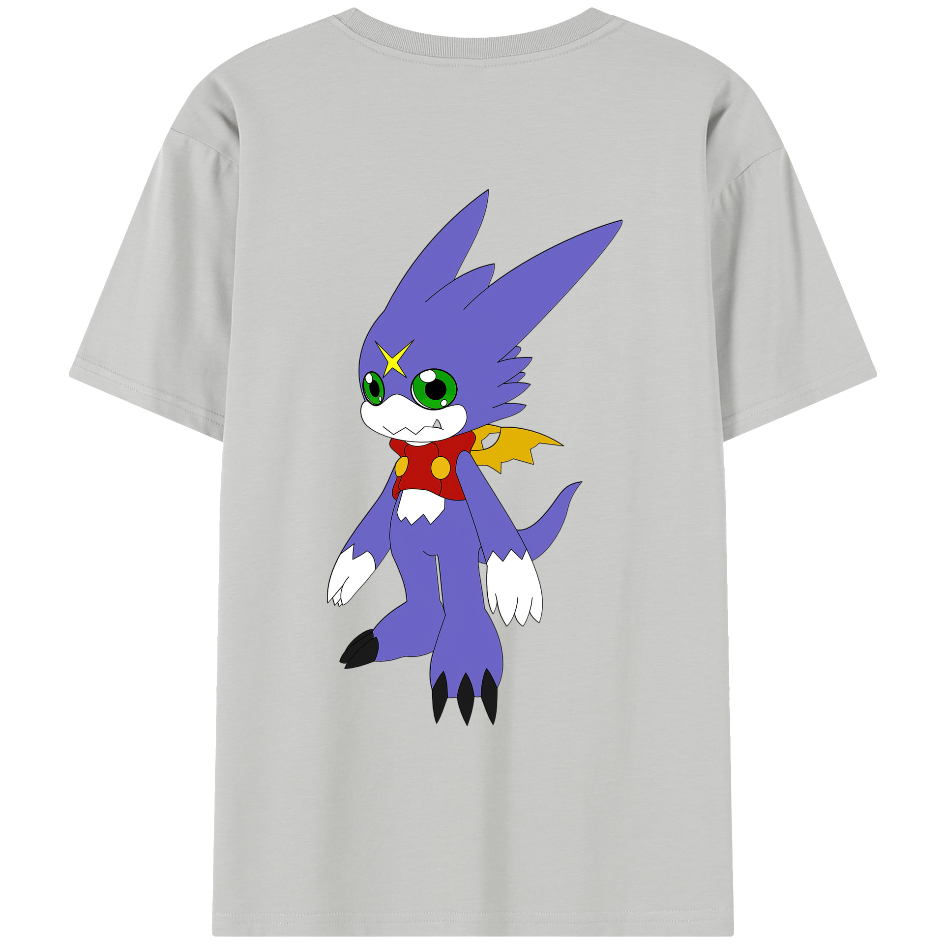 （画像用） Digimon デジタルモンスター/デジモン レディース半袖Tシャツ(バックプリント)