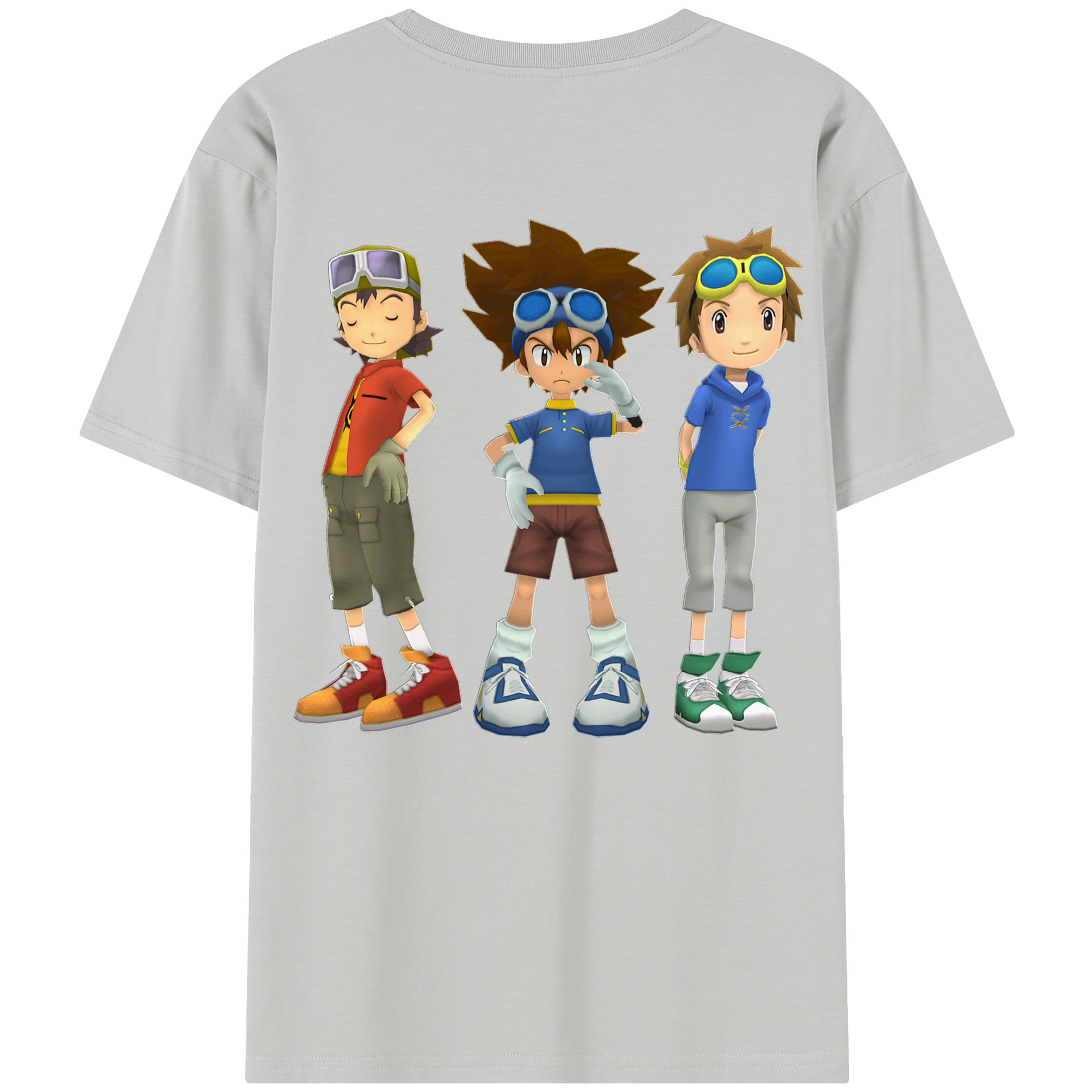 （画像用） Digimon デジタルモンスター/デジモン レディース半袖Tシャツ(バックプリント)