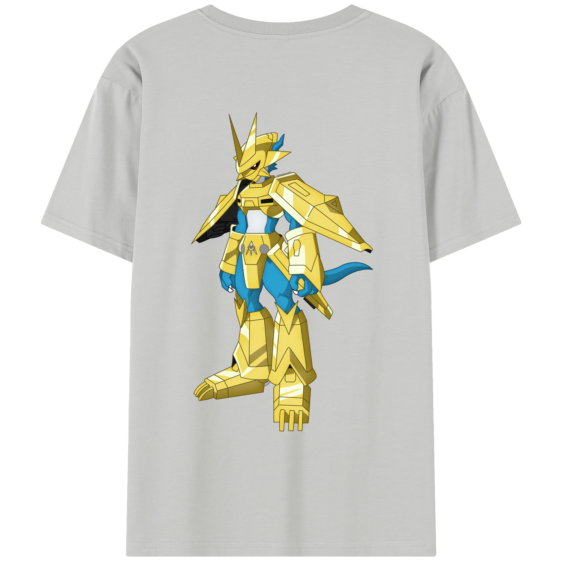 （画像用） Digimon デジタルモンスター/デジモン レディース半袖Tシャツ(バックプリント)