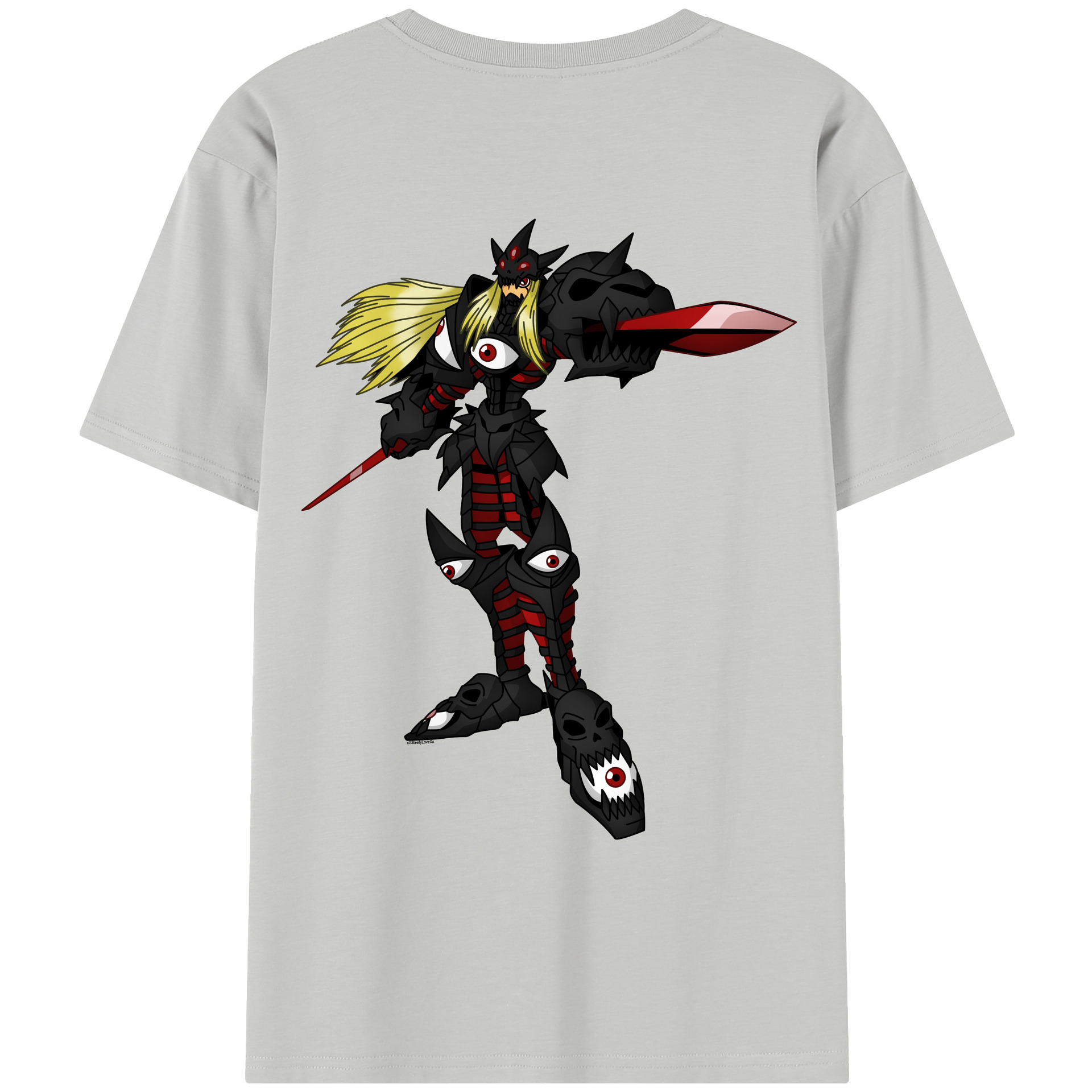 （画像用） Digimon デジタルモンスター/デジモン レディース半袖Tシャツ(バックプリント)