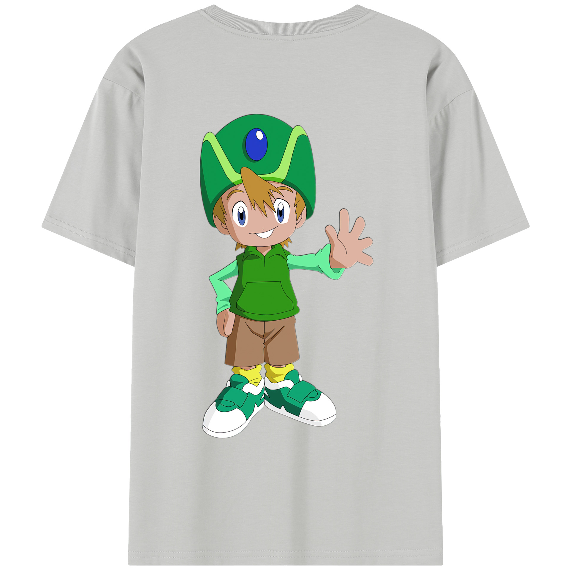 （画像用） Digimon デジタルモンスター/デジモン レディース半袖Tシャツ(バックプリント)