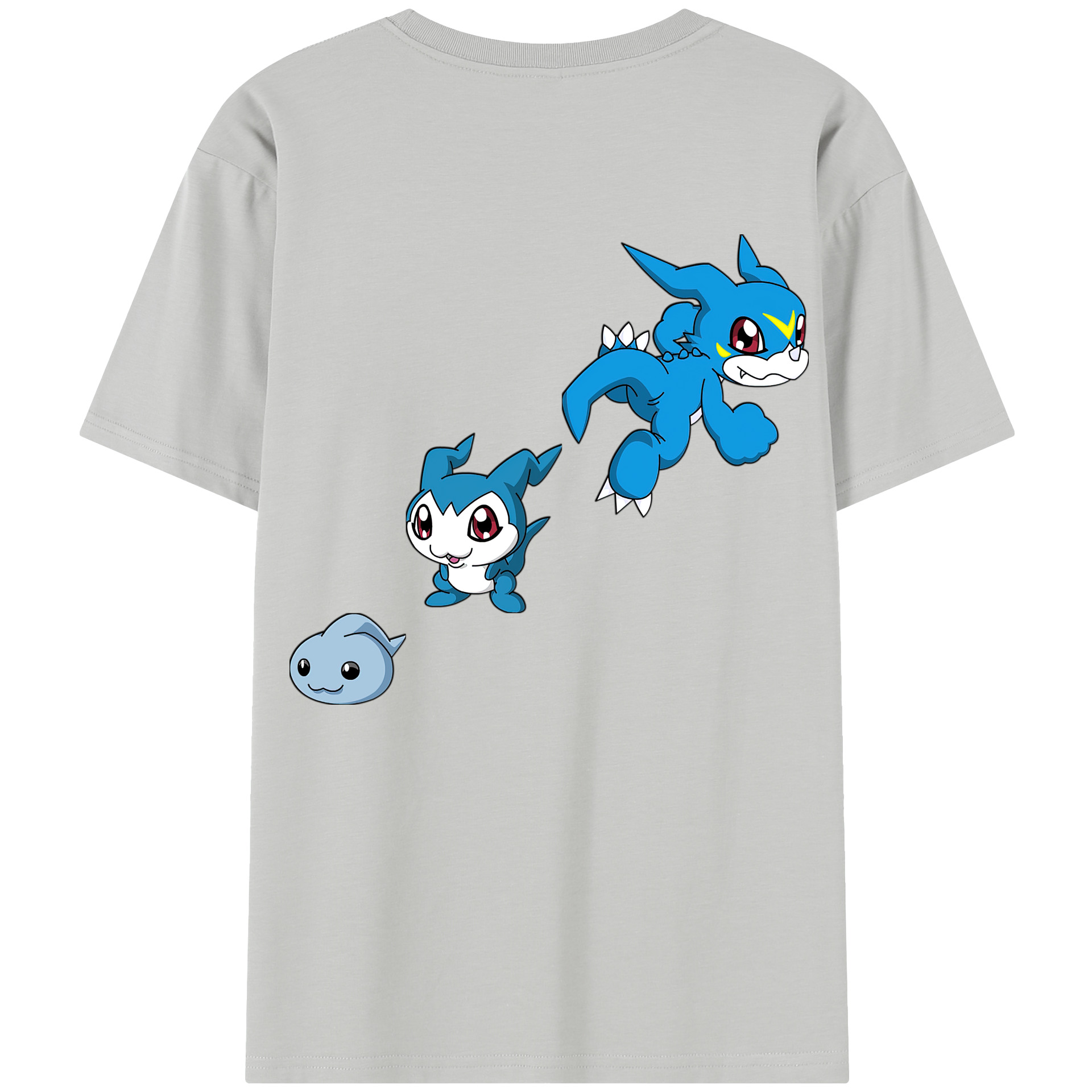 （画像用） Digimon デジタルモンスター/デジモン レディース半袖Tシャツ(バックプリント)