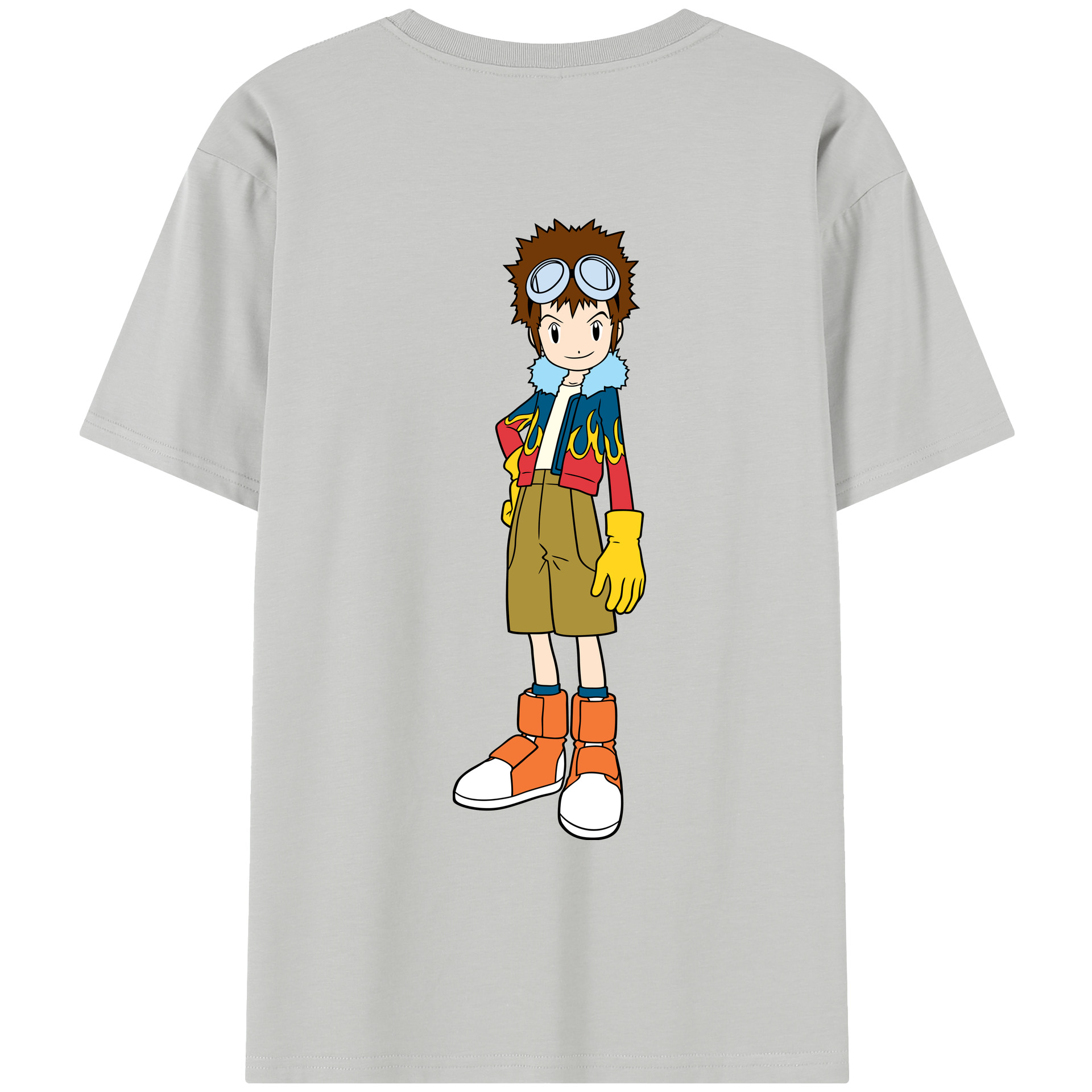 （画像用） Digimon デジタルモンスター/デジモン レディース半袖Tシャツ(バックプリント)