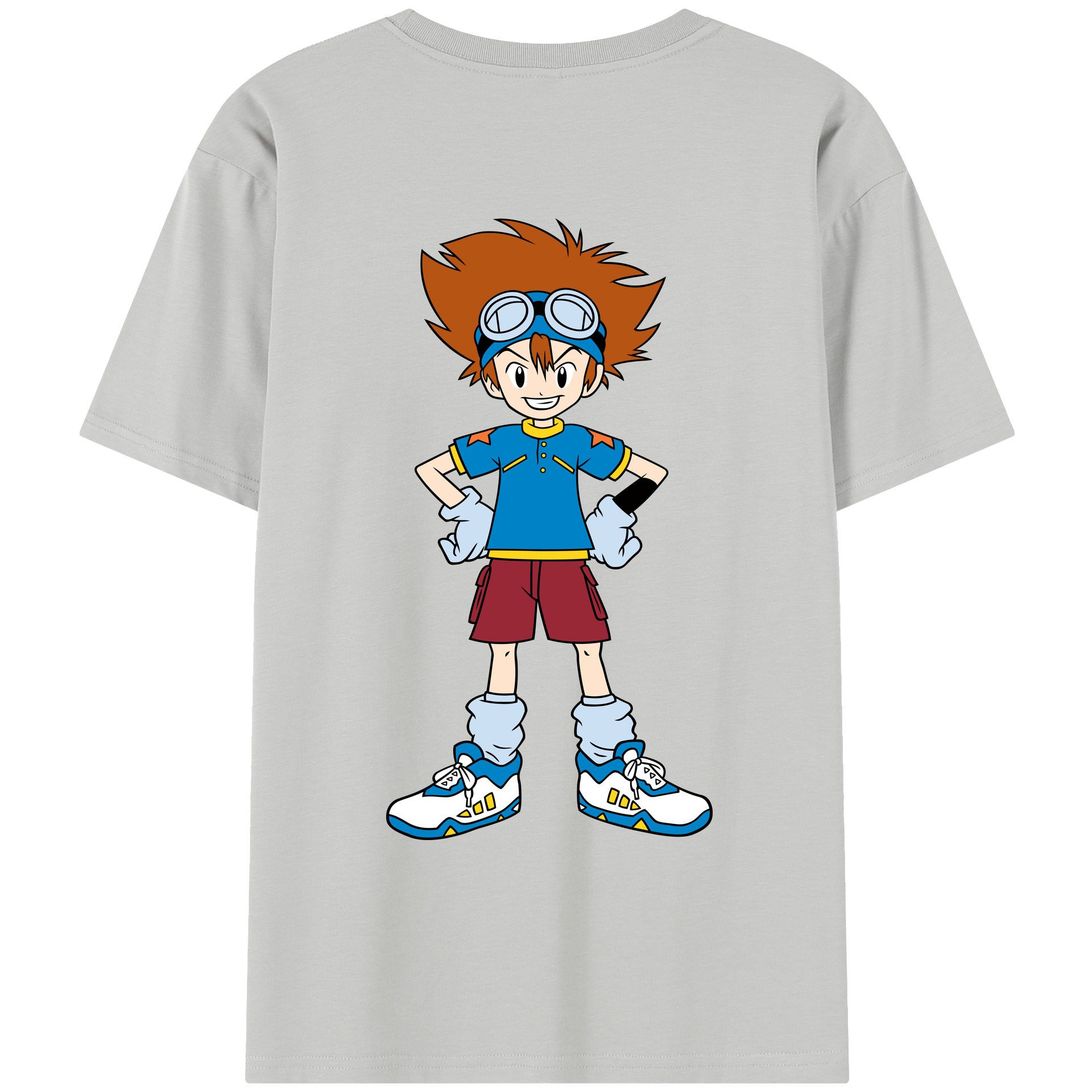 （画像用） Digimon デジタルモンスター/デジモン レディース半袖Tシャツ(バックプリント)