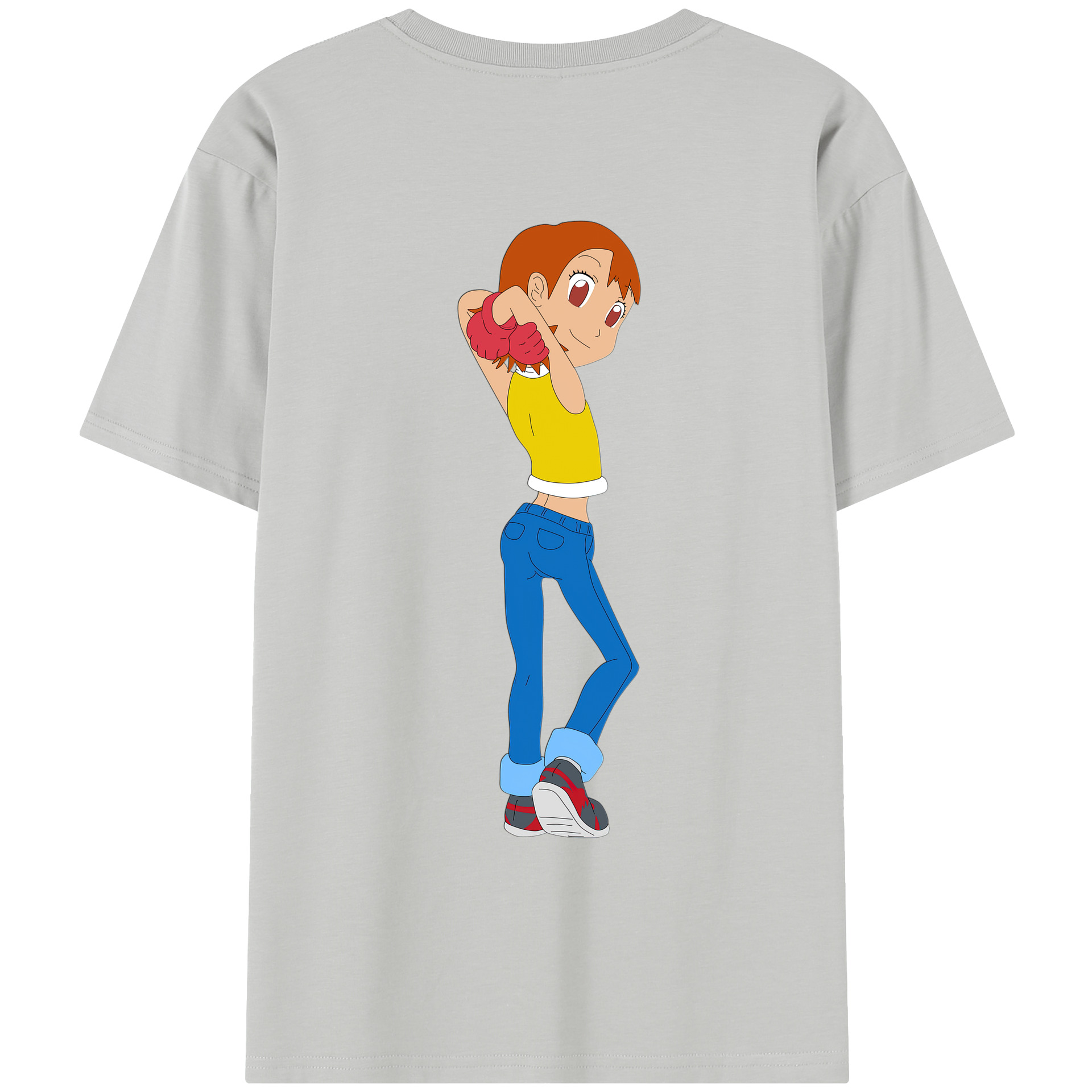 （画像用） Digimon デジタルモンスター/デジモン レディース半袖Tシャツ(バックプリント)
