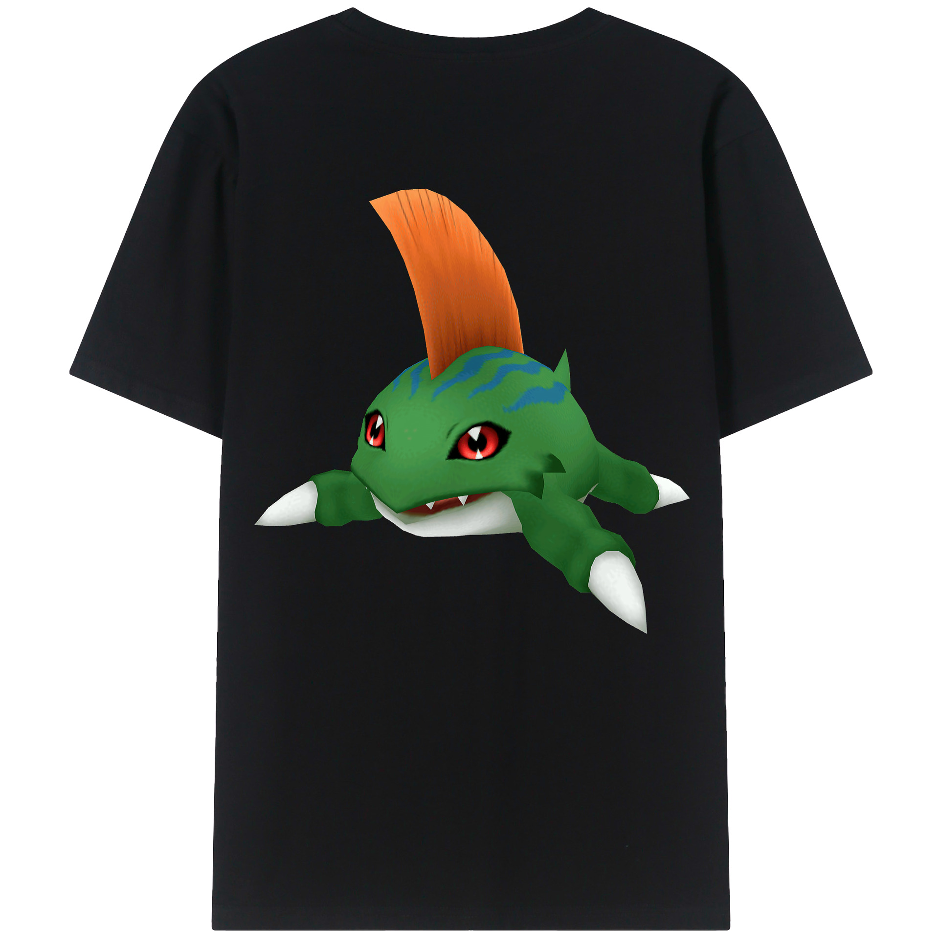 （画像用） Digimon デジタルモンスター/デジモン レディース半袖Tシャツ(バックプリント)