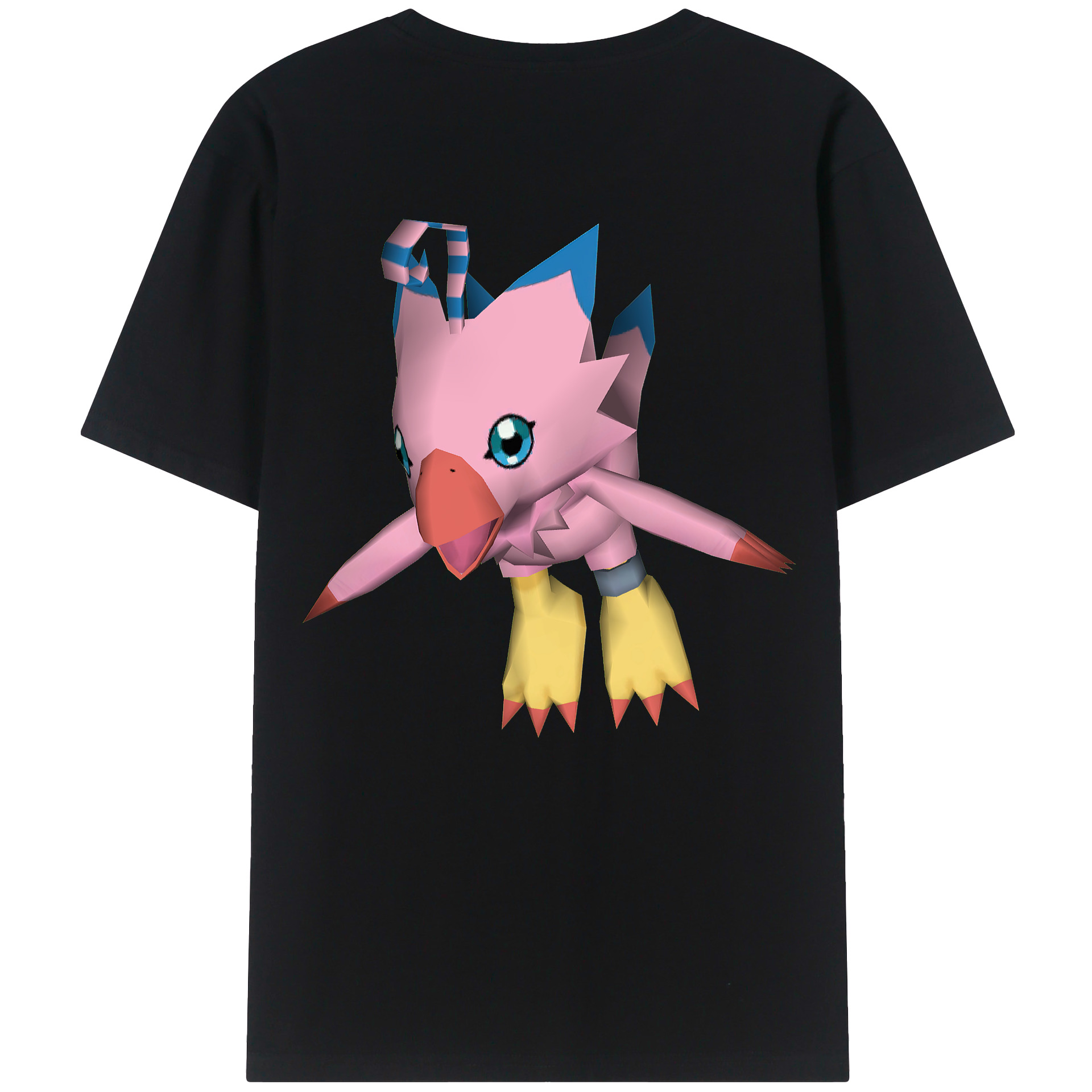 （画像用） Digimon デジタルモンスター/デジモン レディース半袖Tシャツ(バックプリント)