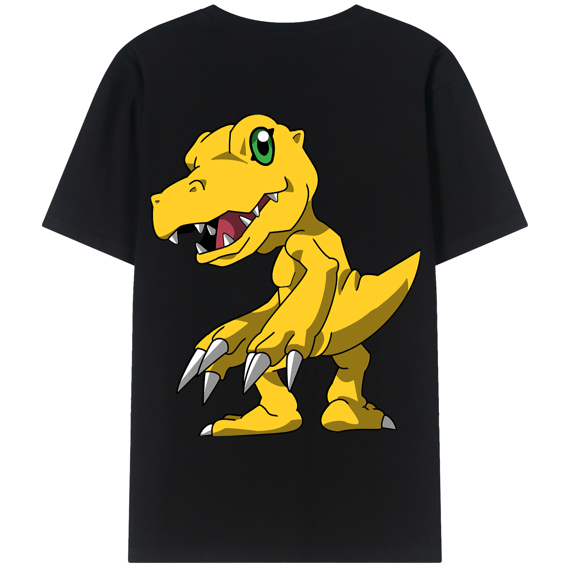 （画像用） Digimon デジタルモンスター/デジモン レディース半袖Tシャツ(バックプリント)