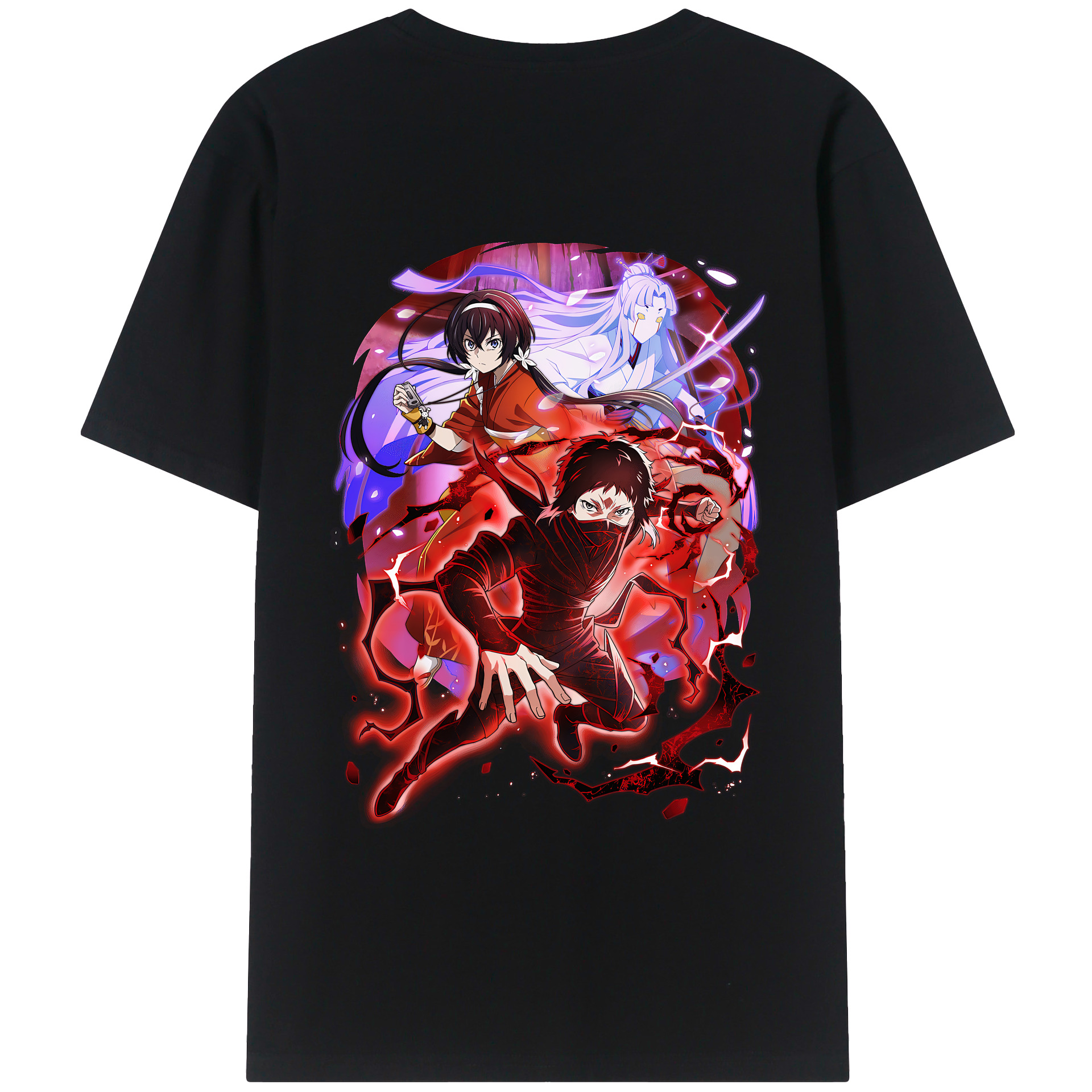 （画像用） Digimon デジタルモンスター/デジモン レディース半袖Tシャツ(バックプリント)