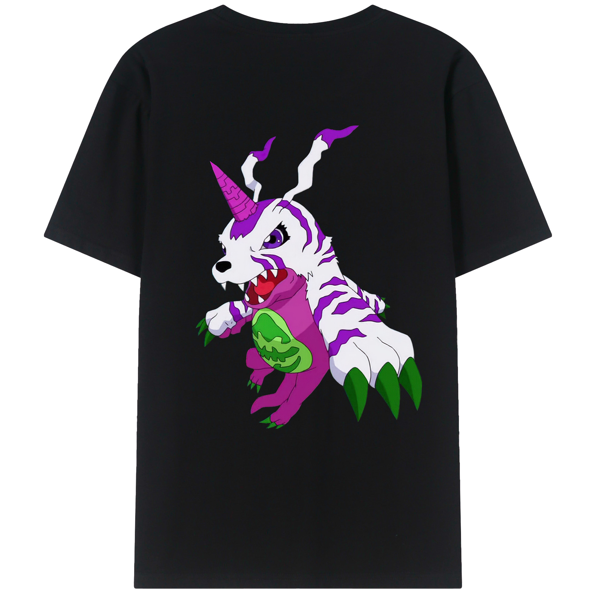 （画像用） Digimon デジタルモンスター/デジモン レディース半袖Tシャツ(バックプリント)