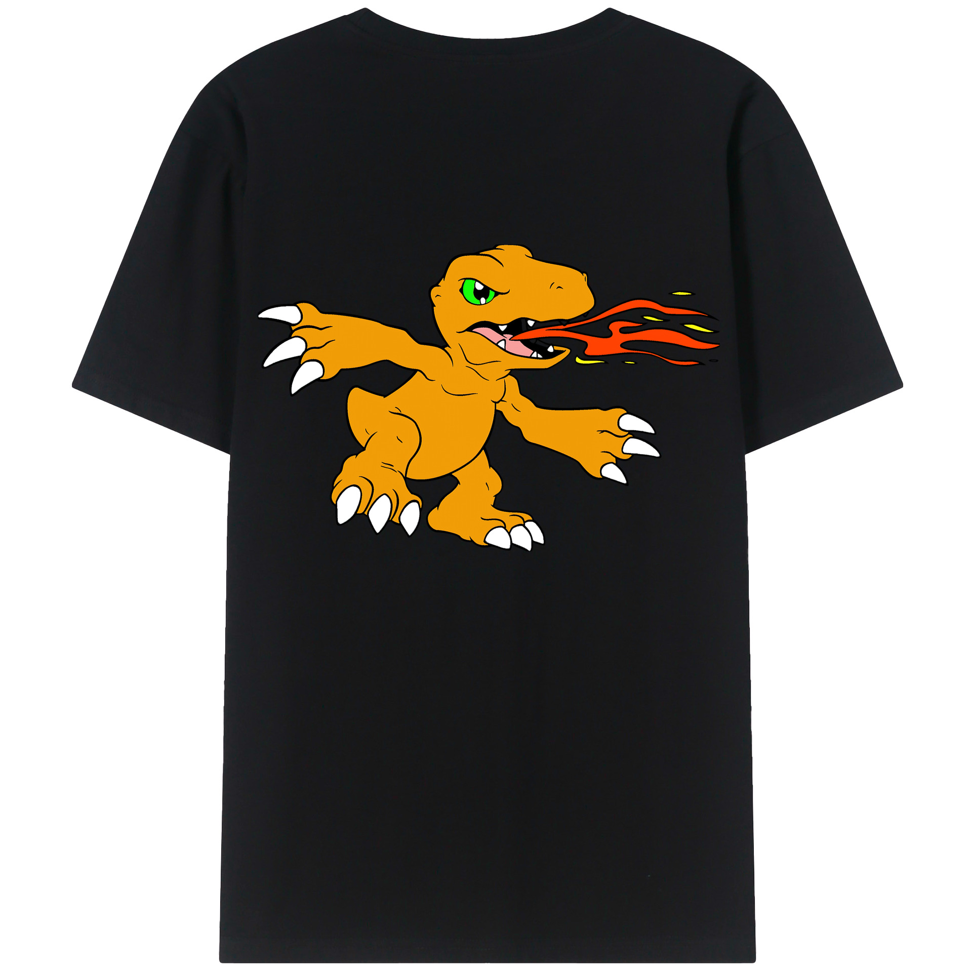 （画像用） Digimon デジタルモンスター/デジモン レディース半袖Tシャツ(バックプリント)
