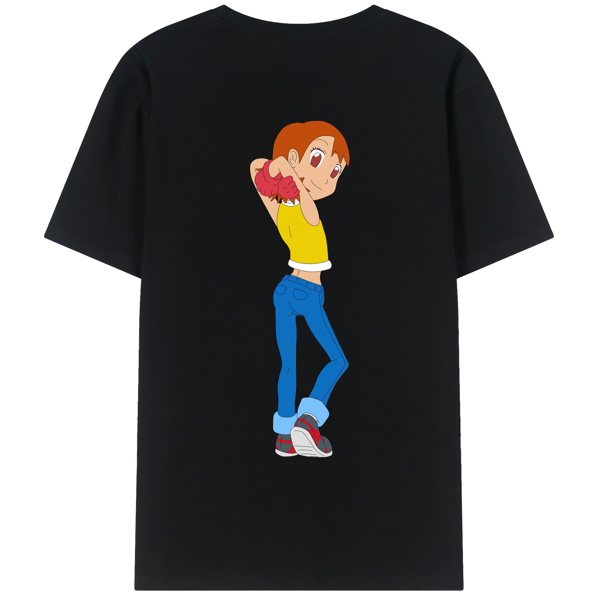 （画像用） Digimon デジタルモンスター/デジモン レディース半袖Tシャツ(バックプリント)