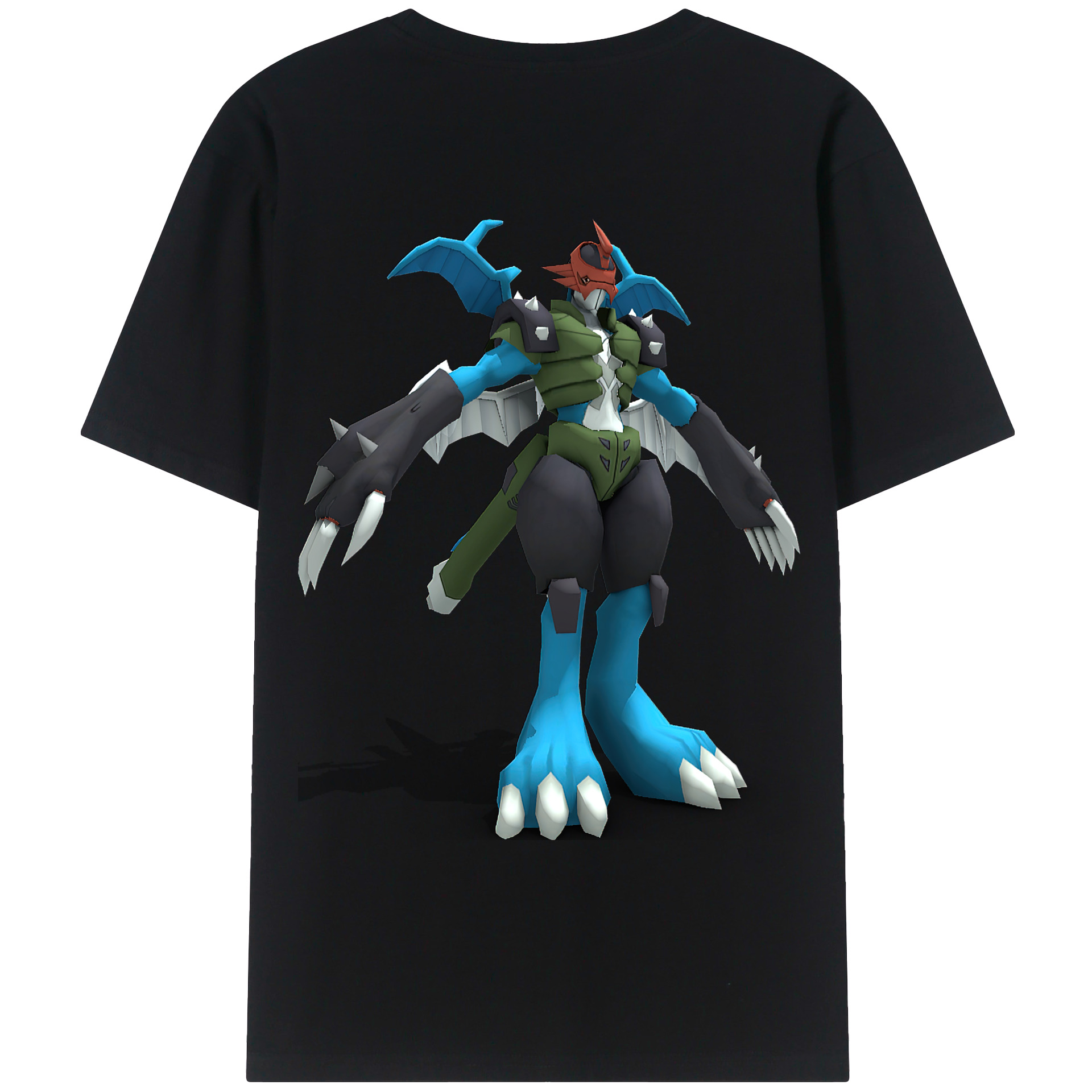 （画像用） Digimon デジタルモンスター/デジモン レディース半袖Tシャツ(バックプリント)