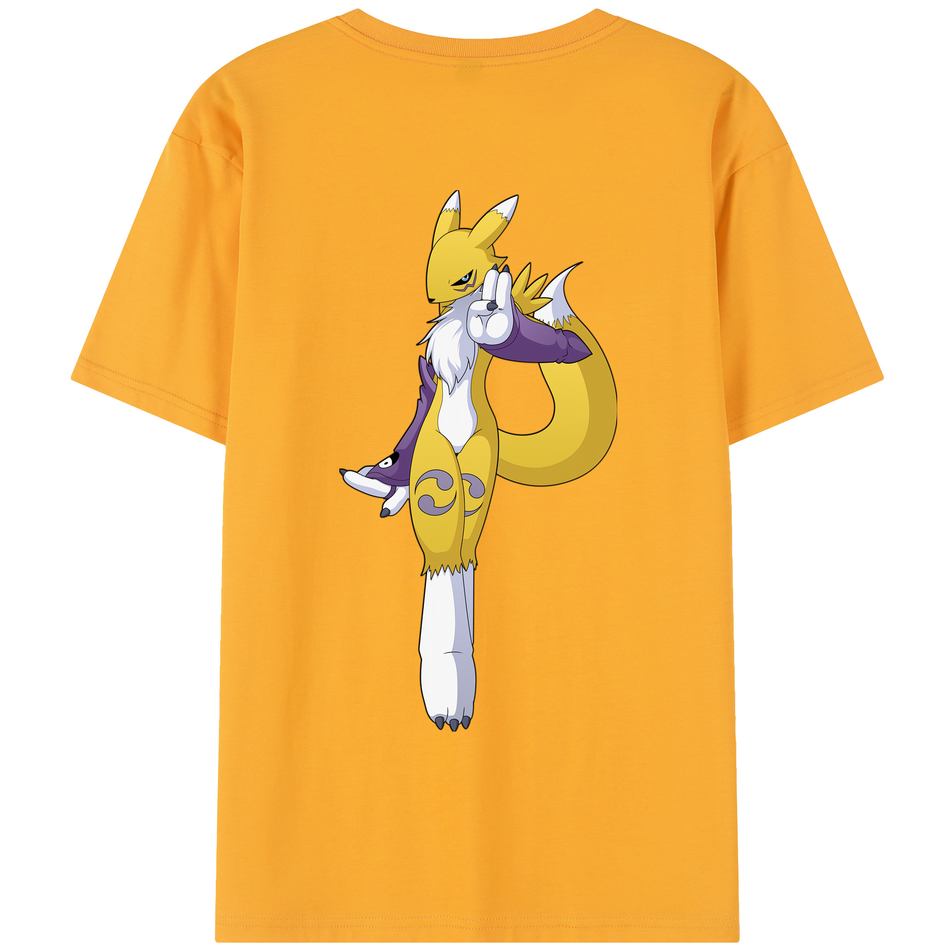 （画像用） Digimon デジタルモンスター/デジモン レディース半袖Tシャツ(バックプリント)