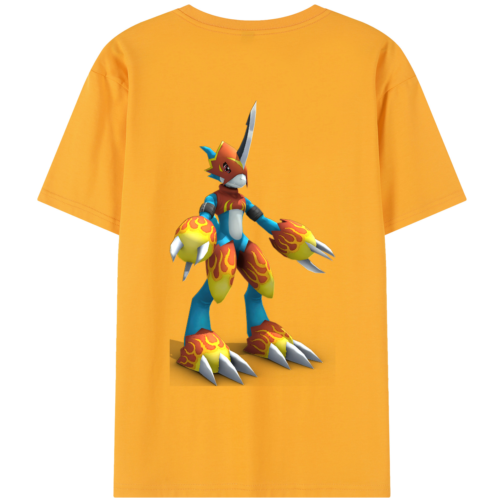（画像用） Digimon デジタルモンスター/デジモン レディース半袖Tシャツ(バックプリント)